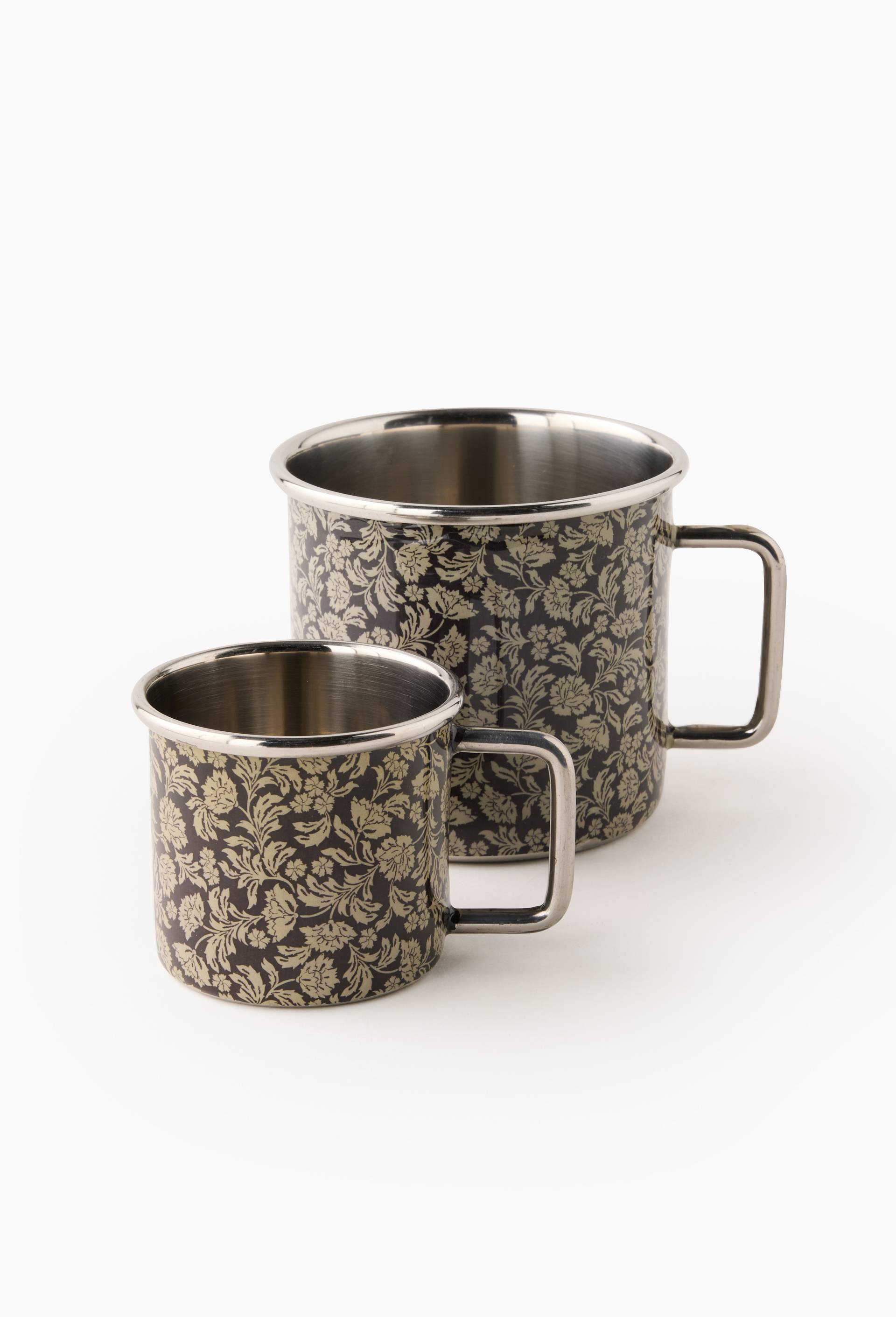 Tasse finition imprim&eacute;e, 19cl, en acier inoxydable, Brun fonc&eacute;, large image number 1.0