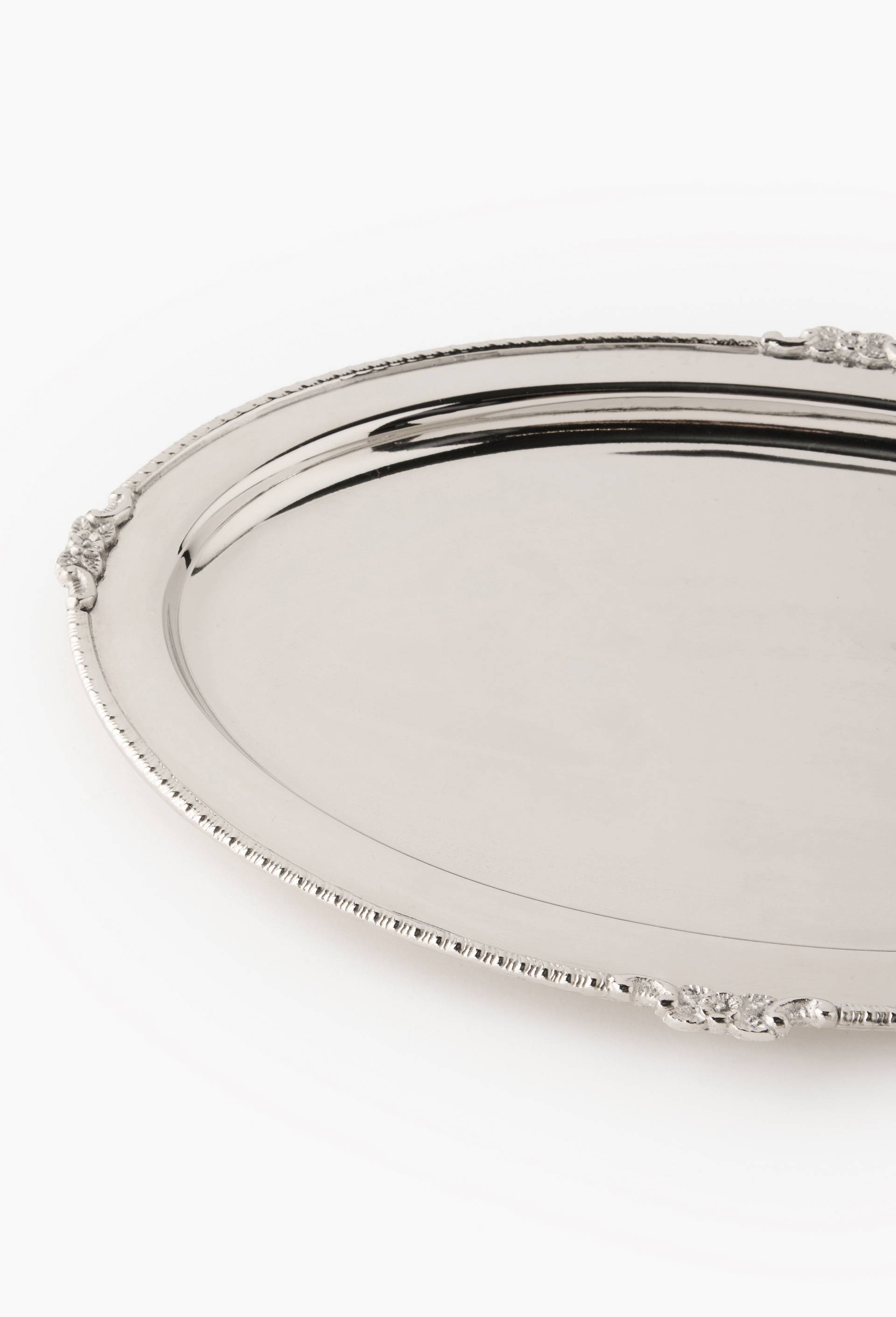 Plateau, en acier inoxydable, 32x22cm, Argent, large image number 1.0
