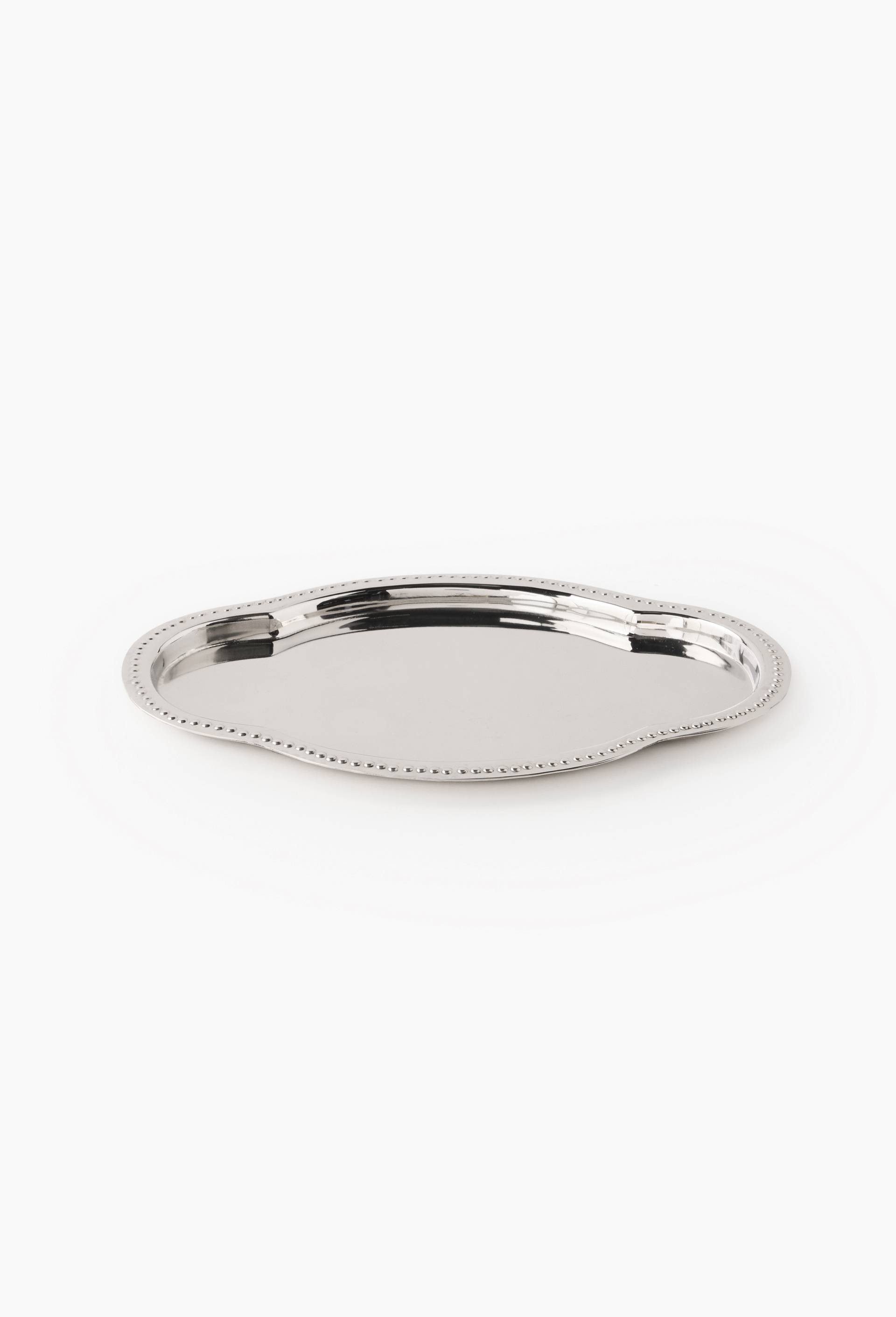 Plateau, en acier inoxydable, 24x16cm, Argent, large image number 0