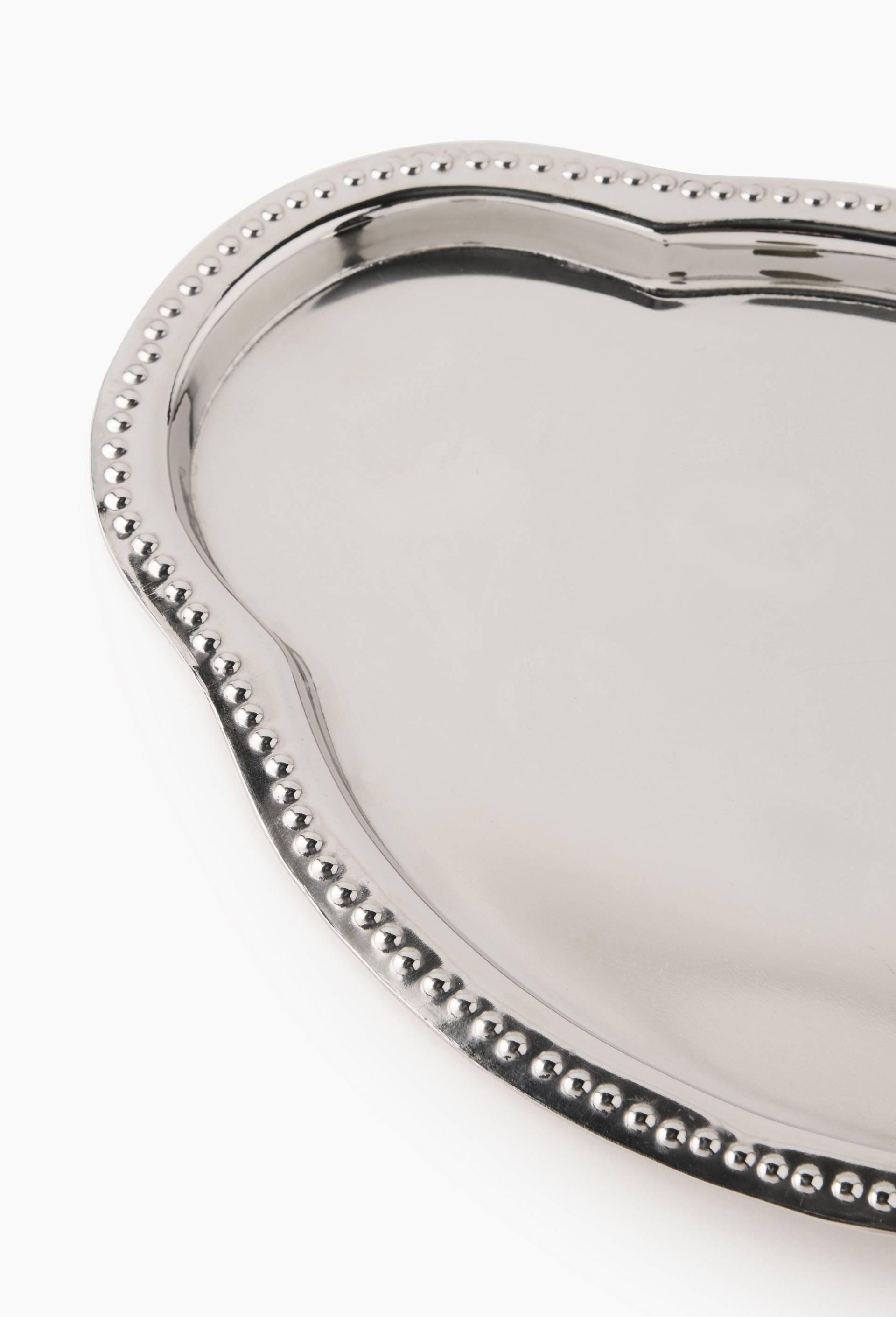 Plateau, en acier inoxydable, 24x16cm, Argent, large image number 1