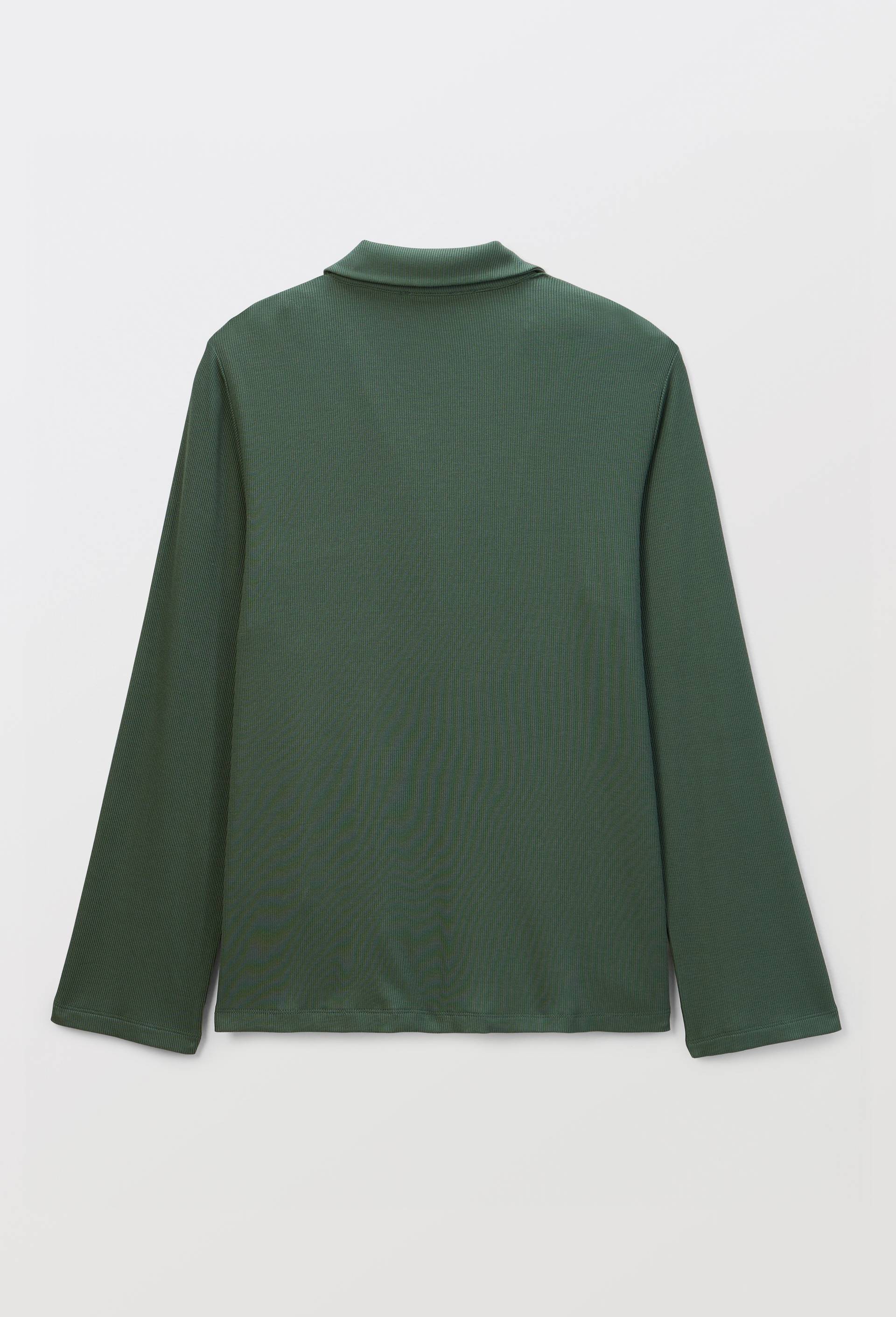 Chemise de pyjama en modal c&ocirc;tel&eacute;, Vert fonc&eacute;, large image number 3