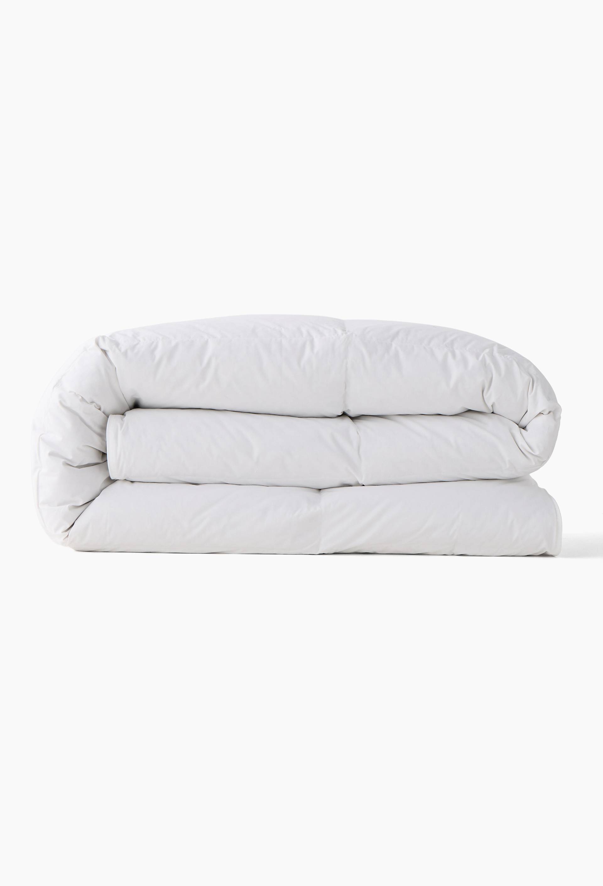 Couette temp&eacute;r&eacute;e Dunlopillo 220x240 cm, 30% duvet de canard,, Blanc, large image number 1