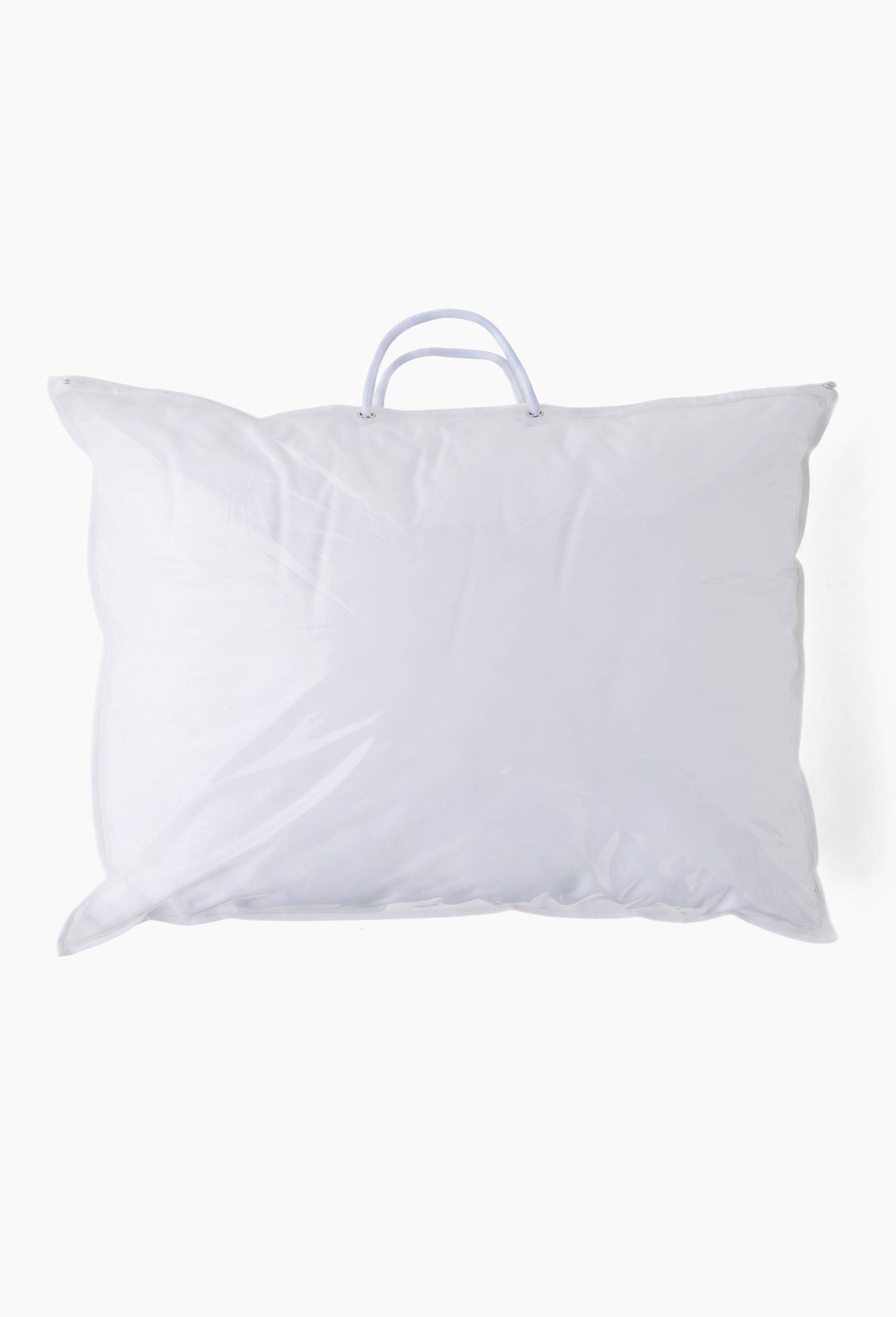 Oreiller rectangulaire Dunlopillo mi?ferme 50x70 cm, 30% duvet de canard, Blanc, large image number 2.0