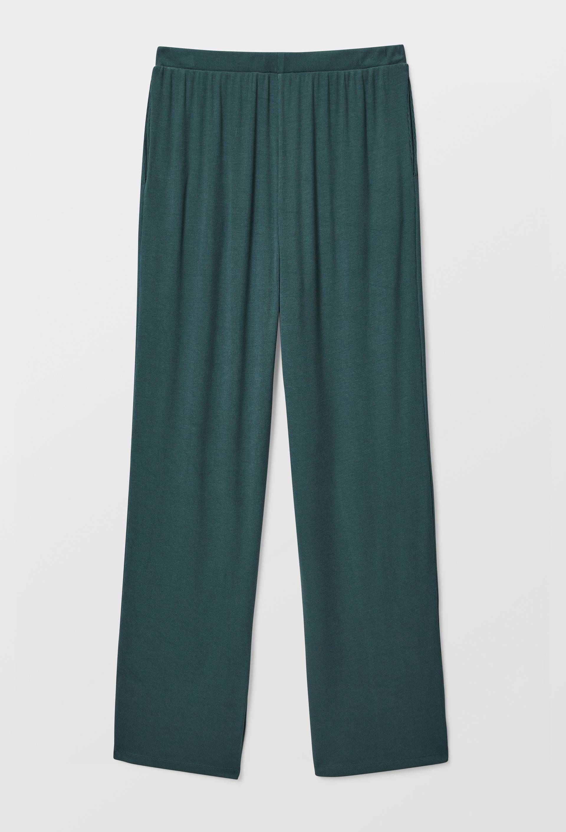 Pantalon de pyjama en modal c&ocirc;tel&eacute;, Vert fonc&eacute;, large image number 3
