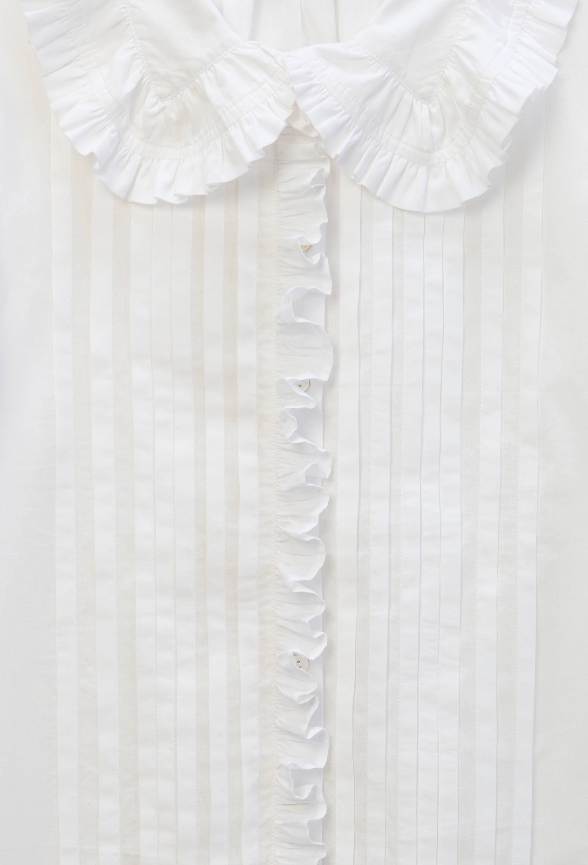 Chemise manches longues unie en coton BIO GOTS, Ecru, large image number 5