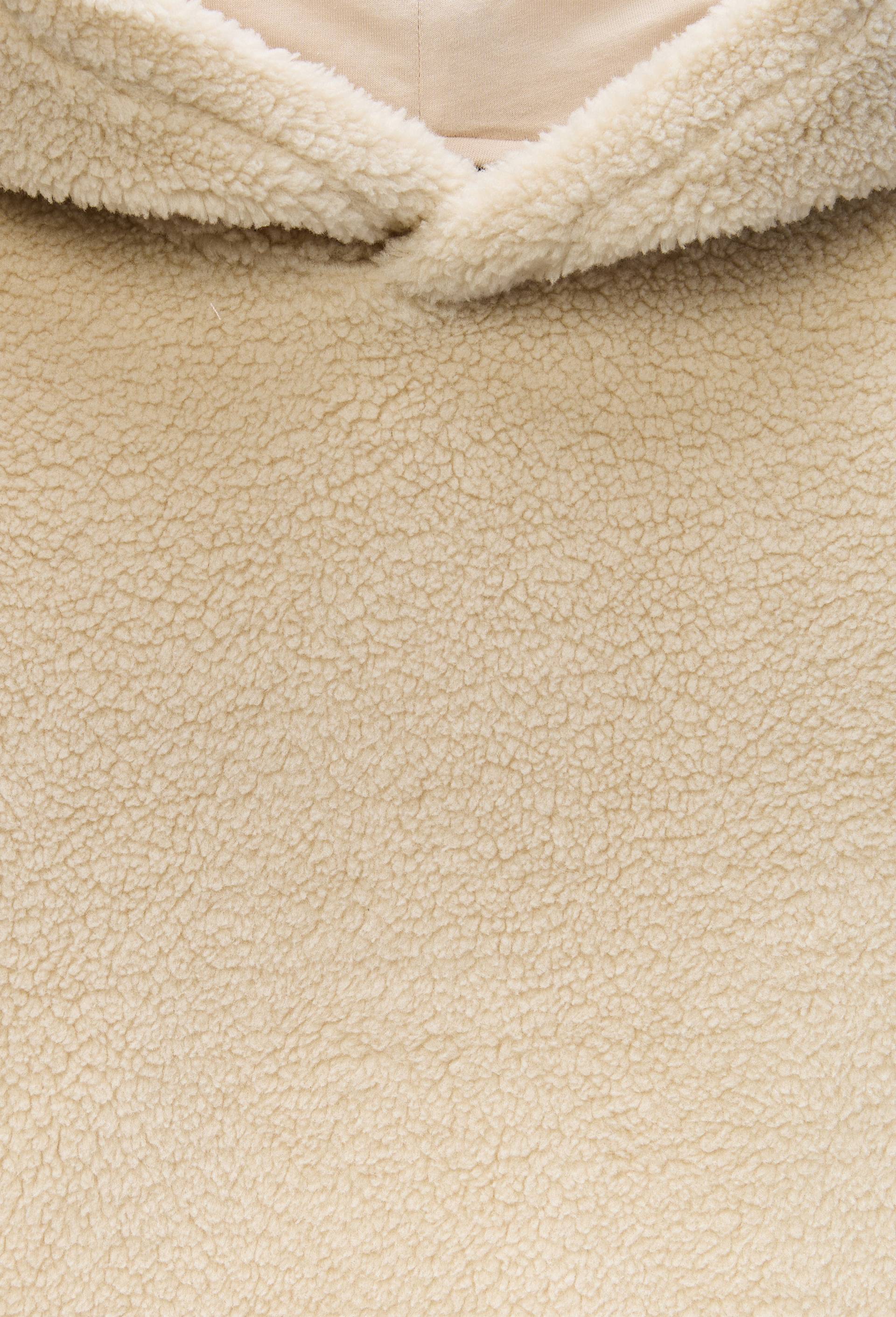 Sweat &agrave; capuche imprim&eacute; contenant du coton BIO GOTS, Beige, large image number 2