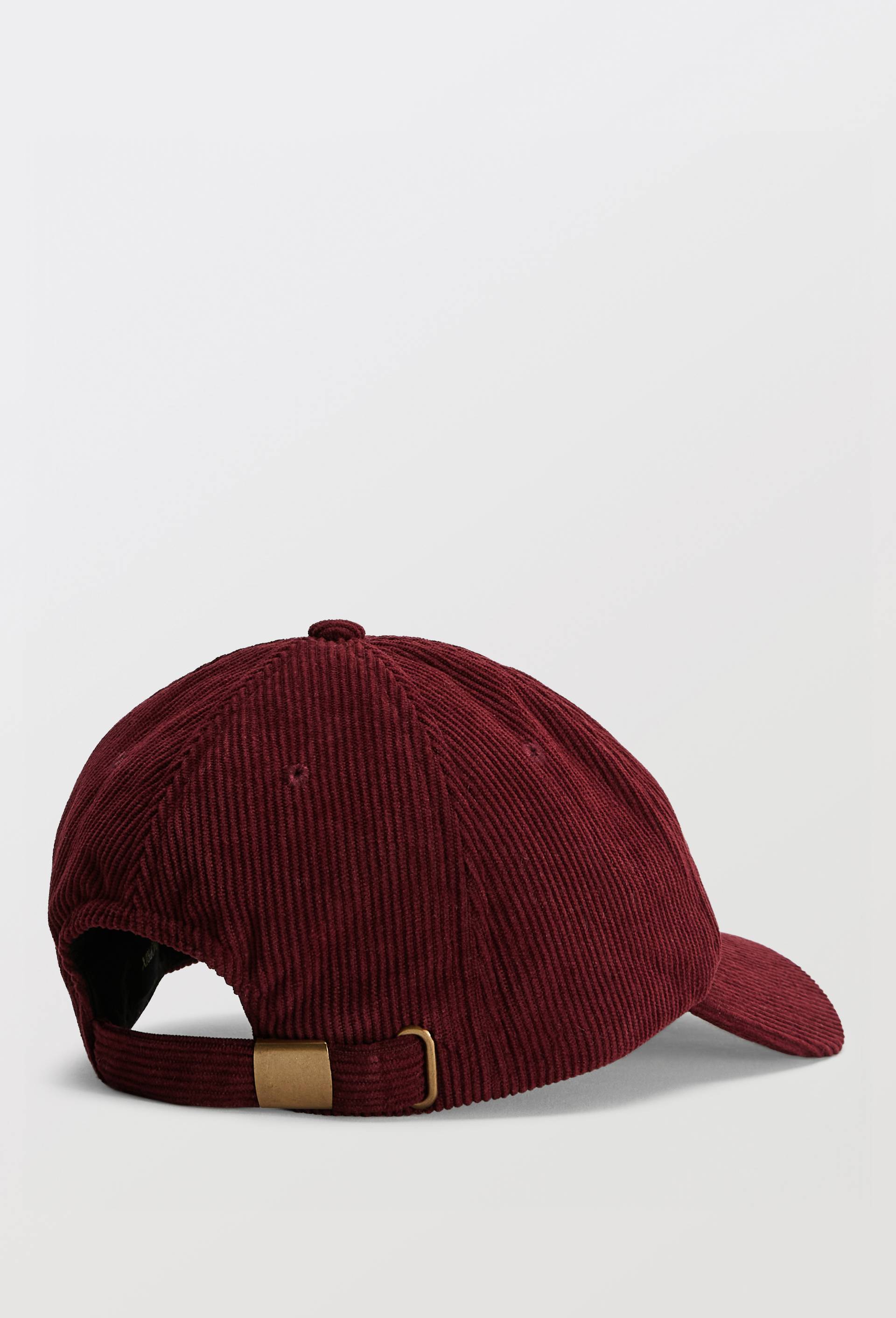 Casquette en velours c&ocirc;tel&eacute;, Rouge fonc&eacute;, large image number 1.0