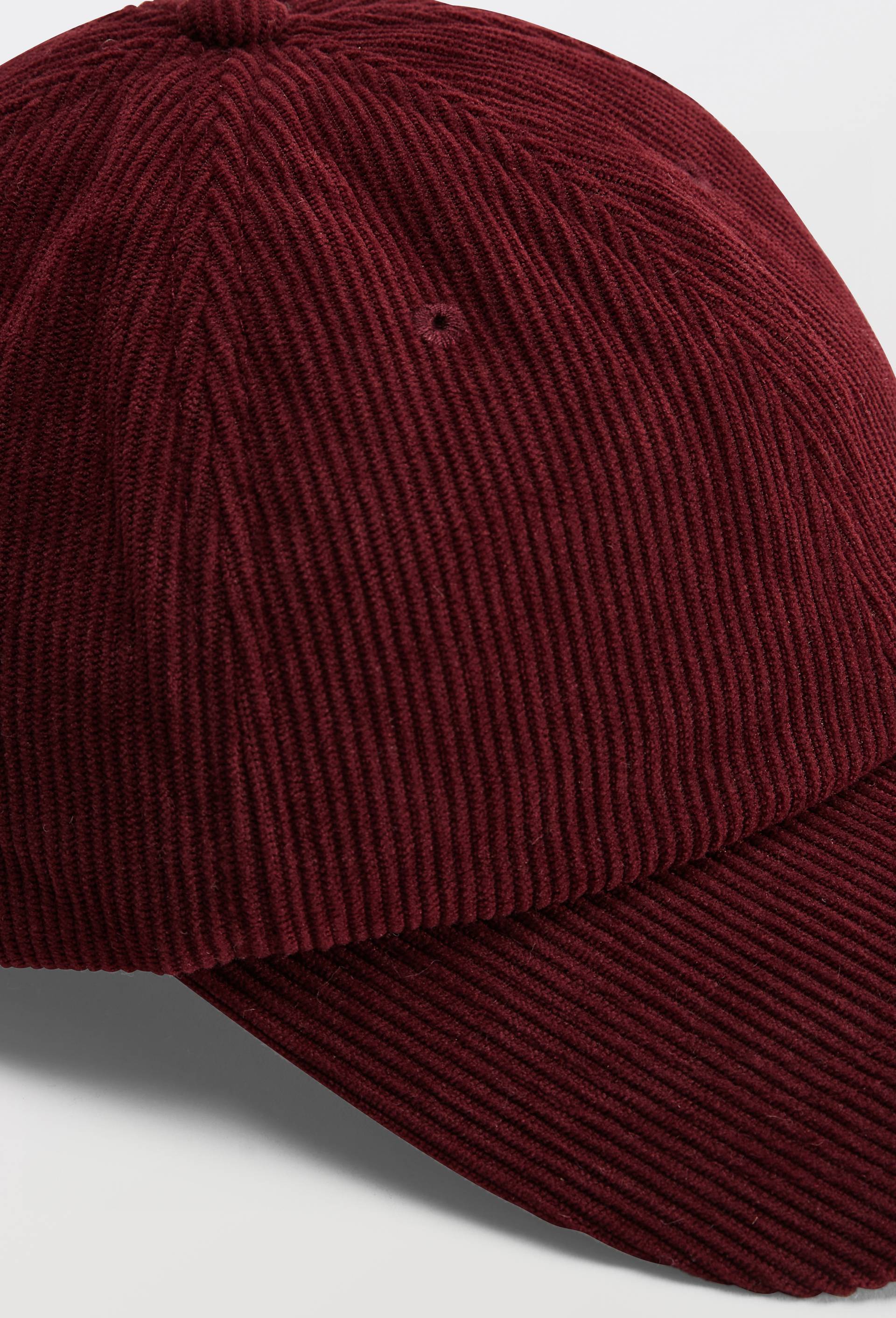 Casquette en velours c&ocirc;tel&eacute;, Rouge fonc&eacute;, large image number 2