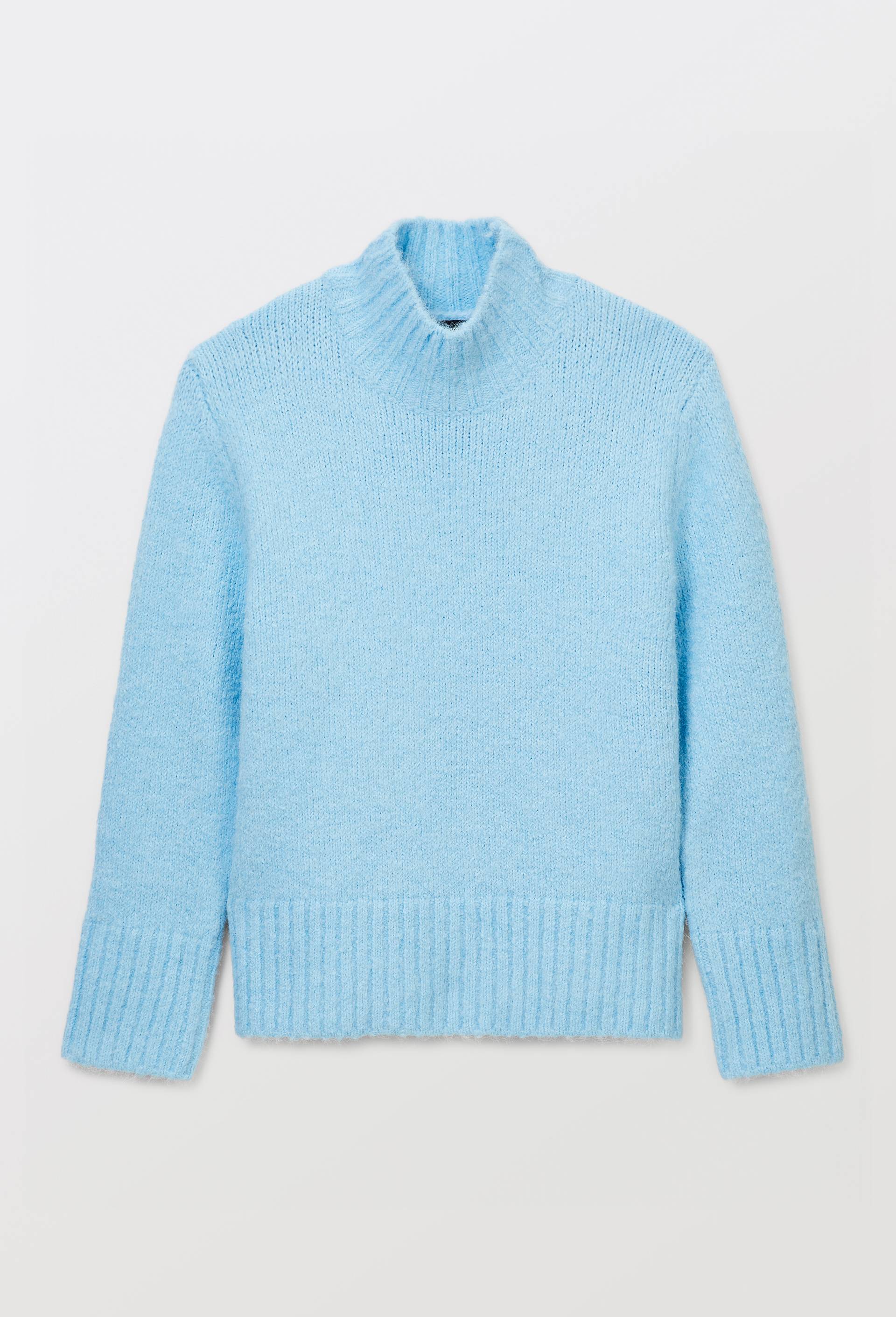 Pull col montant, Bleu, large image number 4