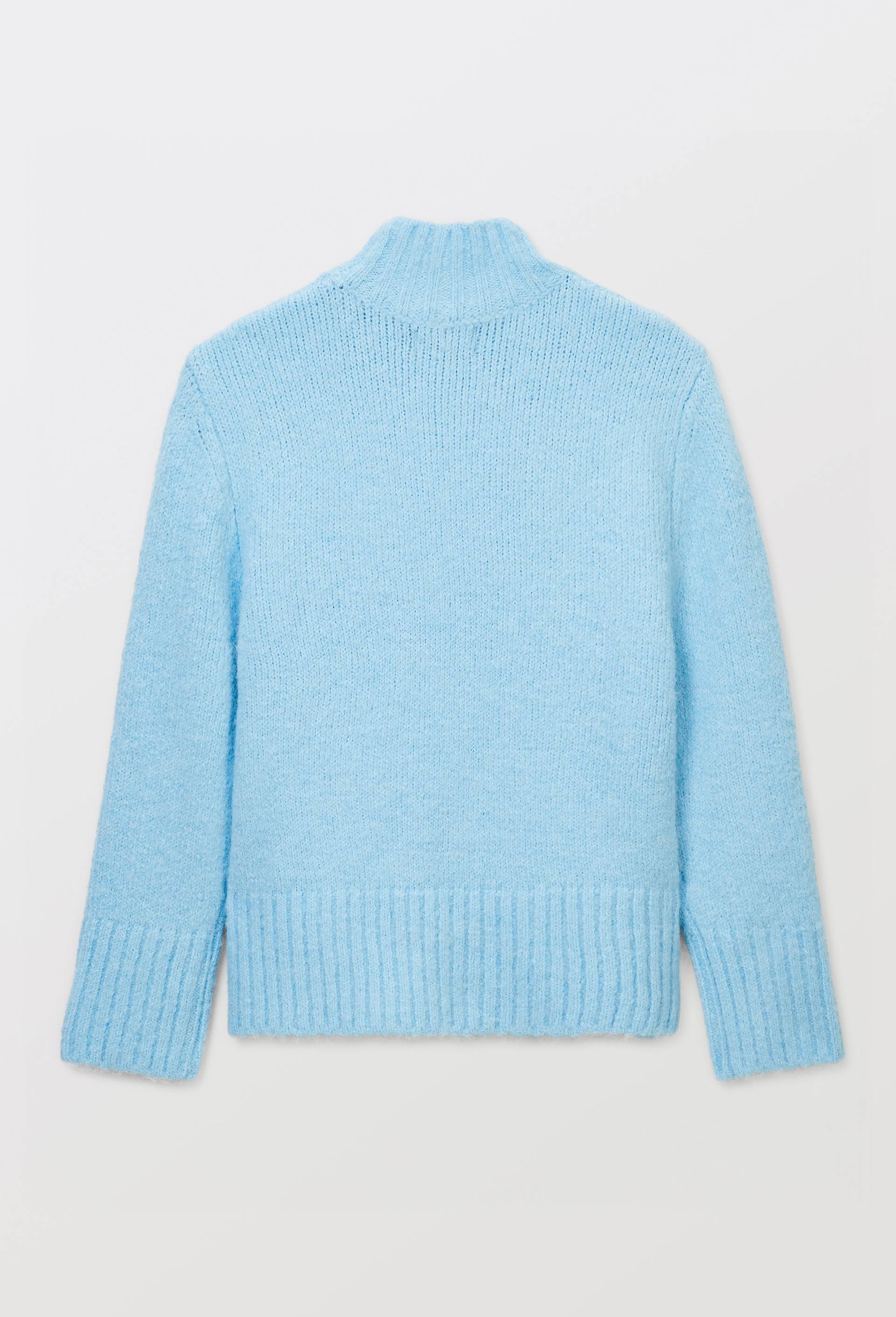 Pull col montant, Bleu, large image number 5.0