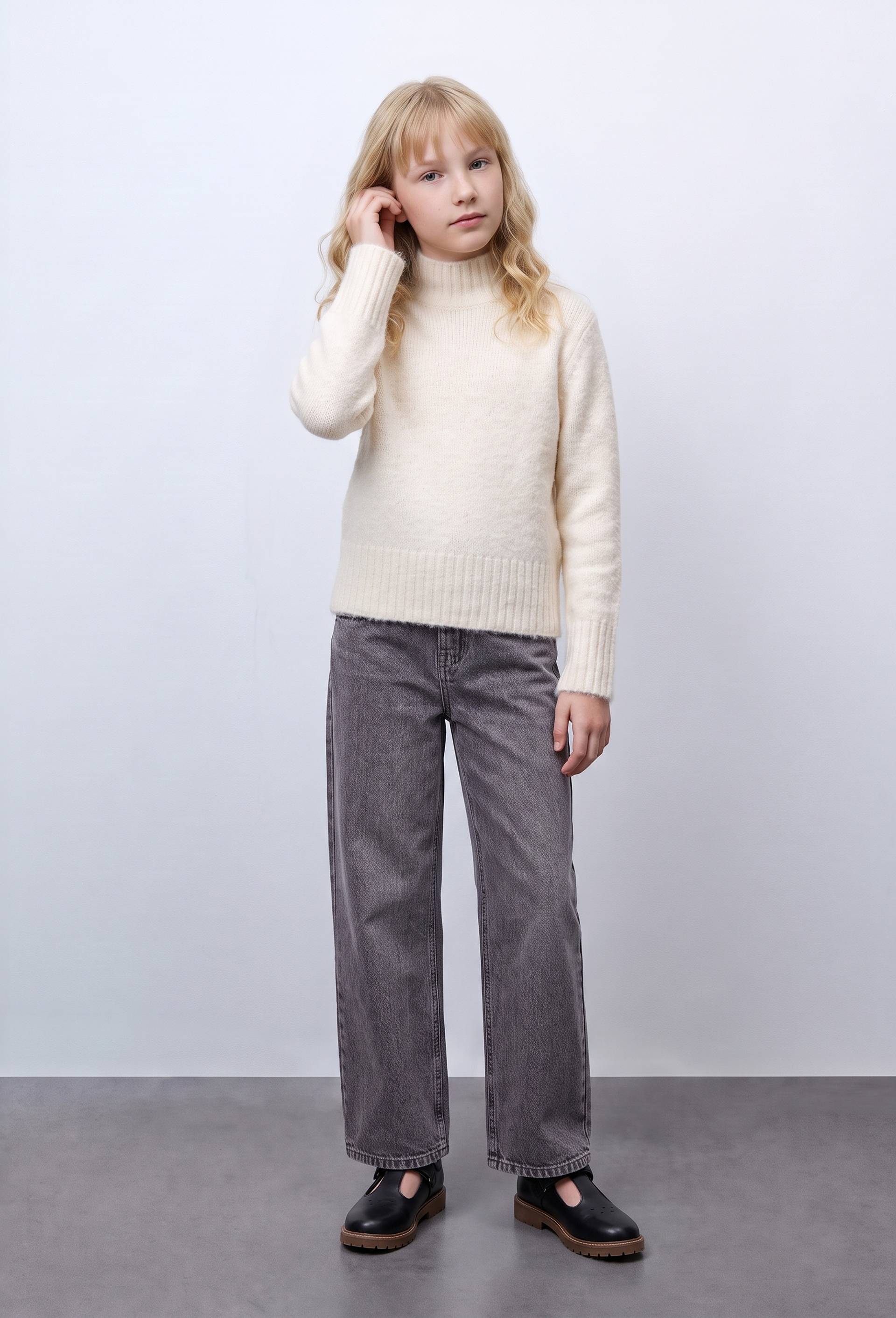 Pull col montant, Beige clair, large image number 1.0