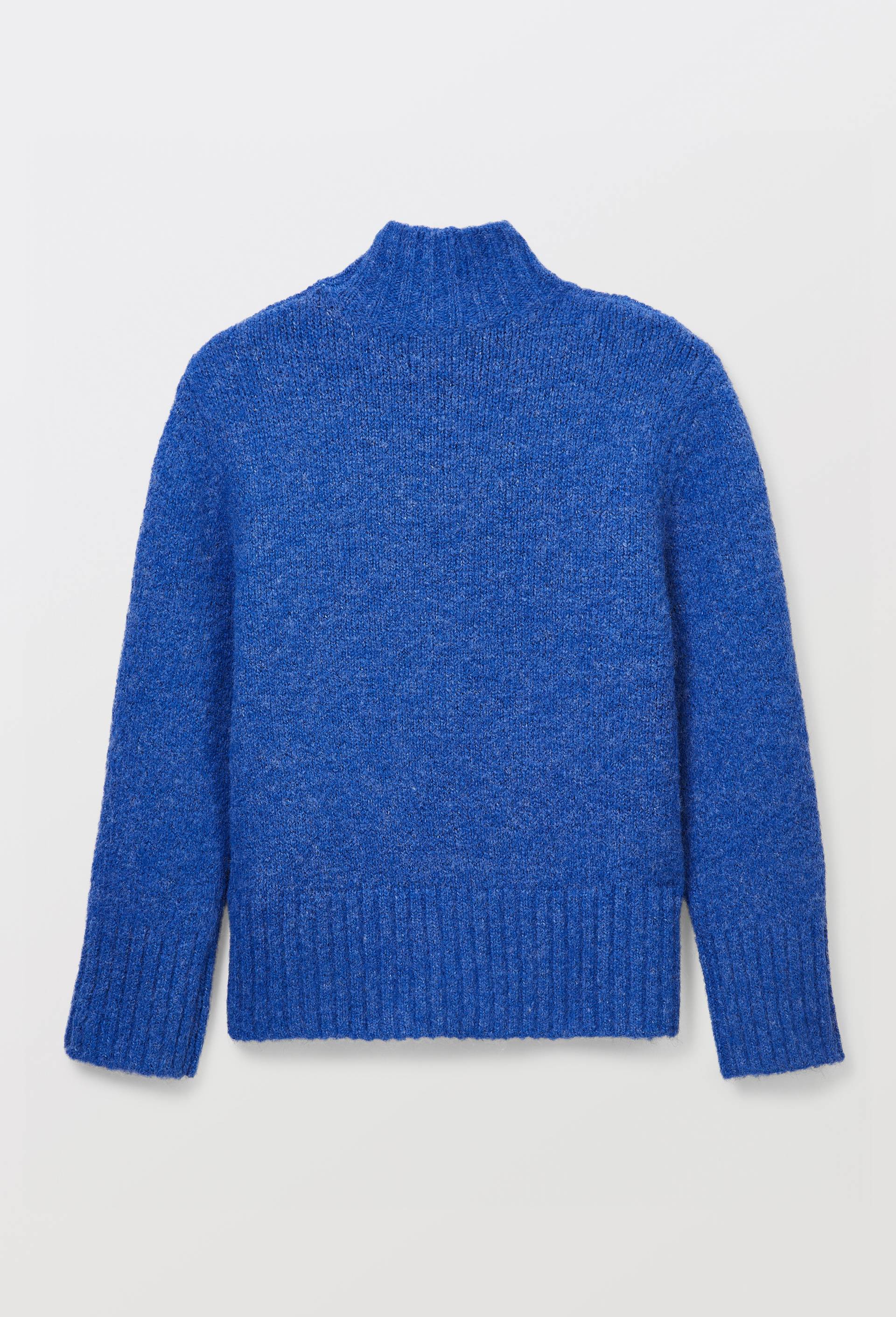 Pull col montant, Bleu, large image number 3.0