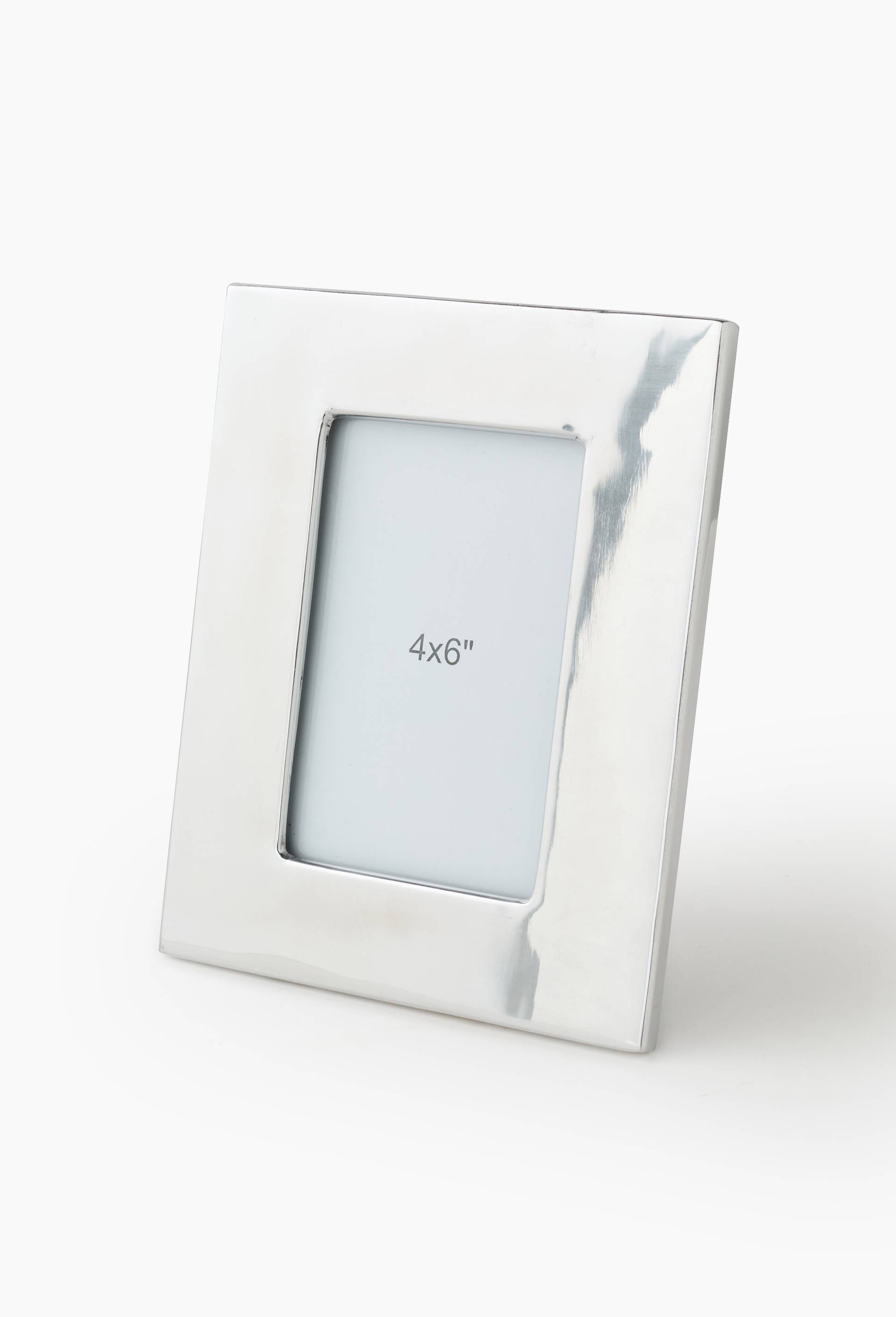 Cadre m&eacute;tal argent, 19x2x23cm, Argent, large image number 0