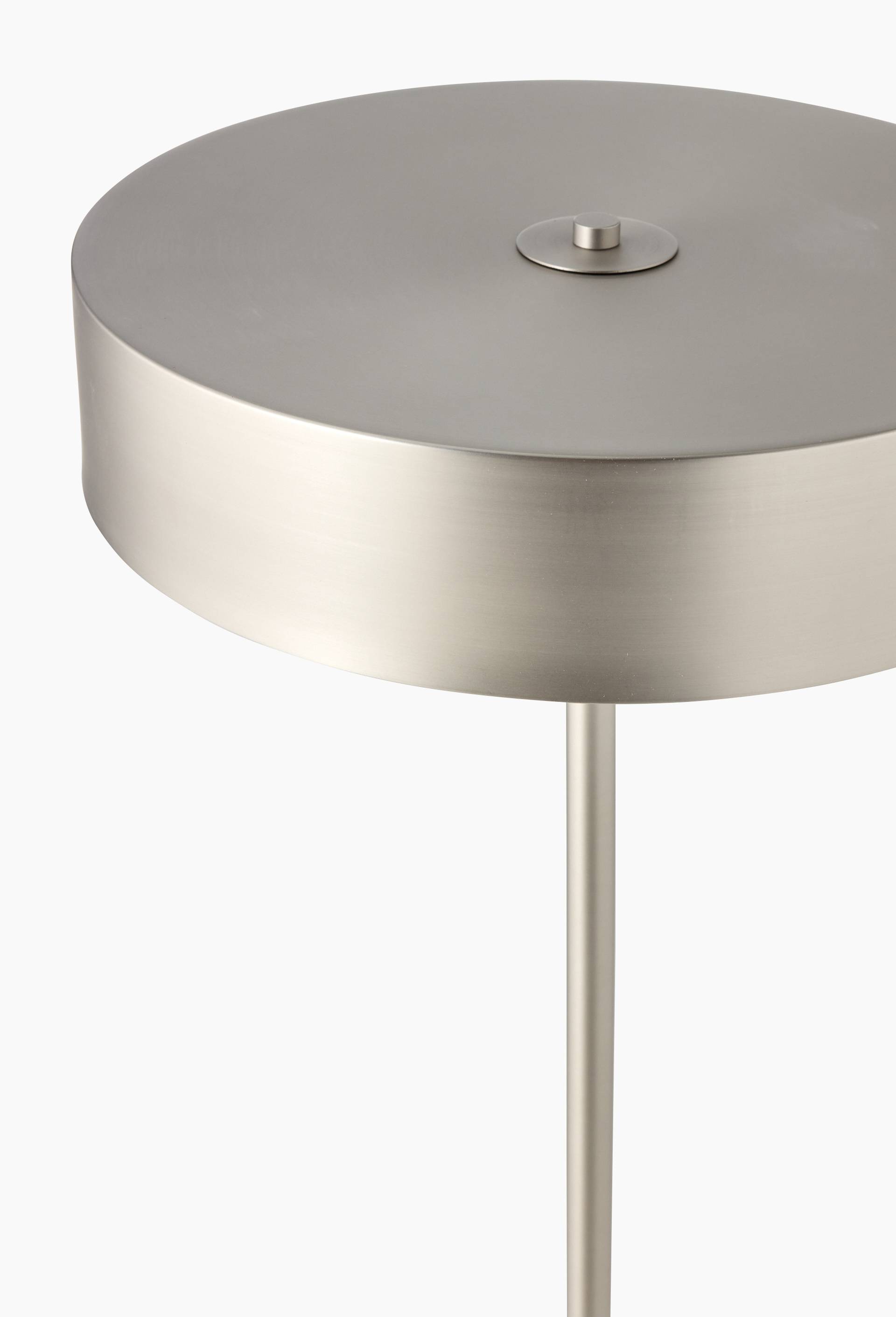 Lampadaire inox, 35xH154cm, en acier, Argent, large image number 1