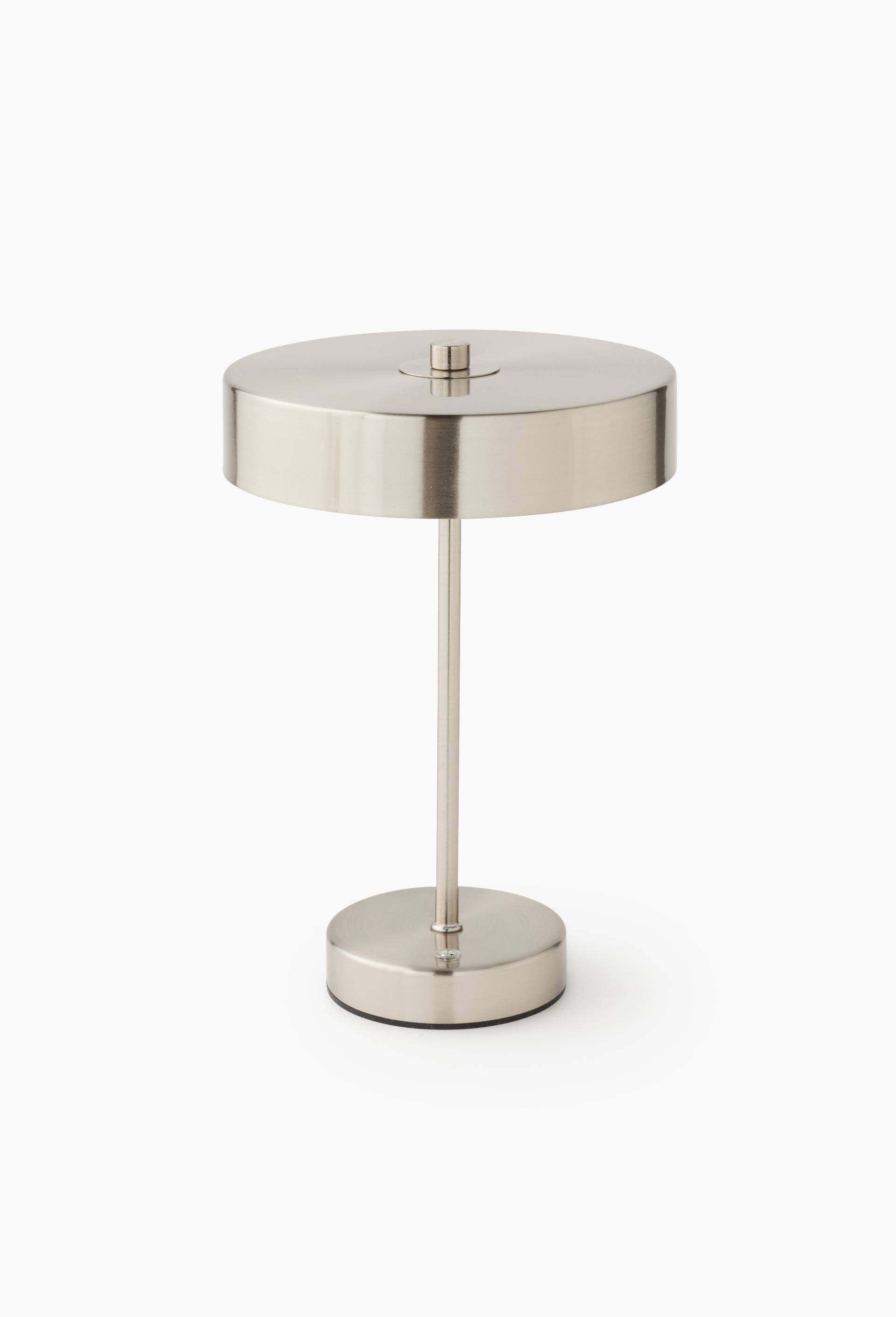 Lampe LED, 18xH27cm, en fer, Argent, large image number 0