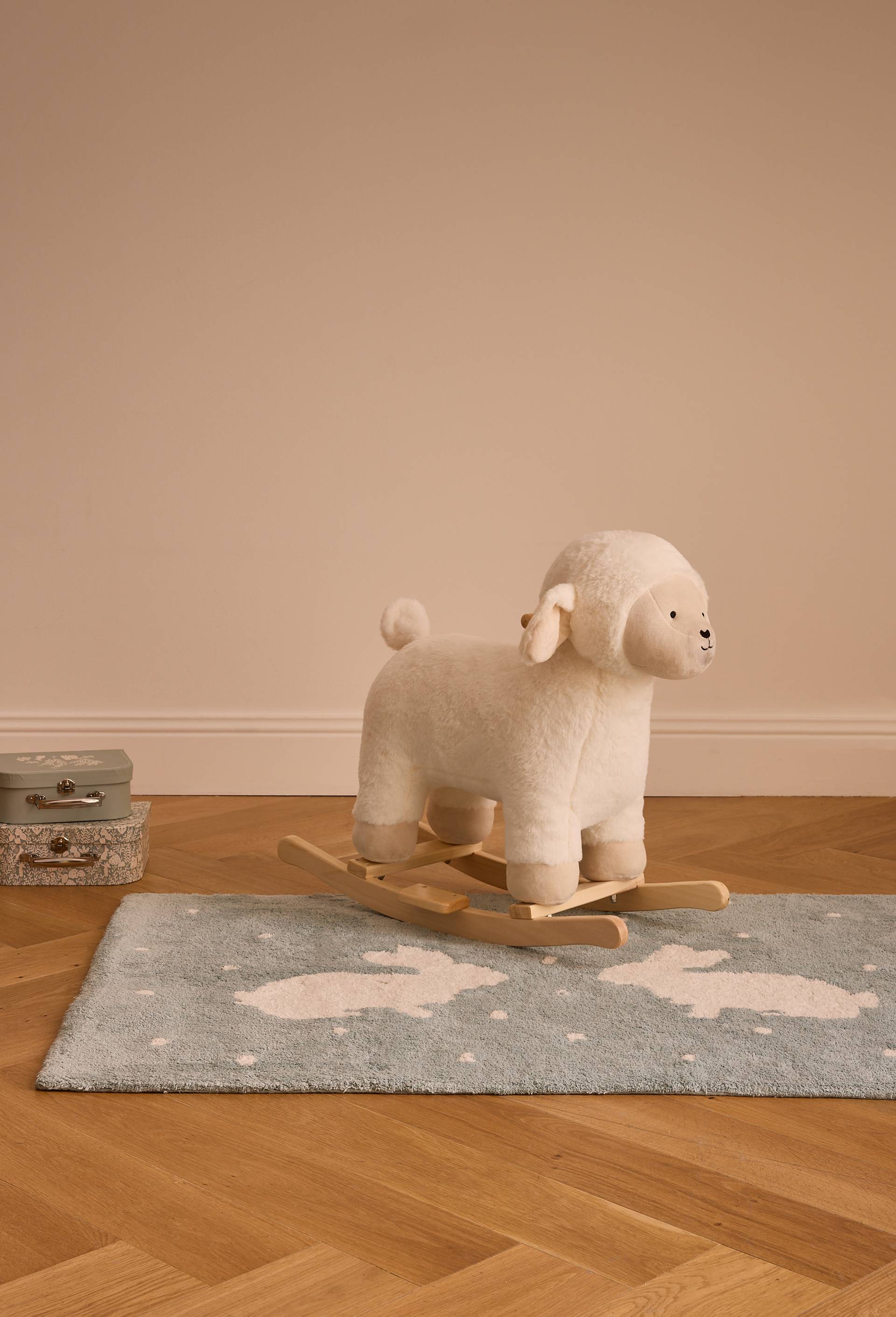 Tapis avec motif, 80x120 cm, en coton bio, Vert clair, large image number 3