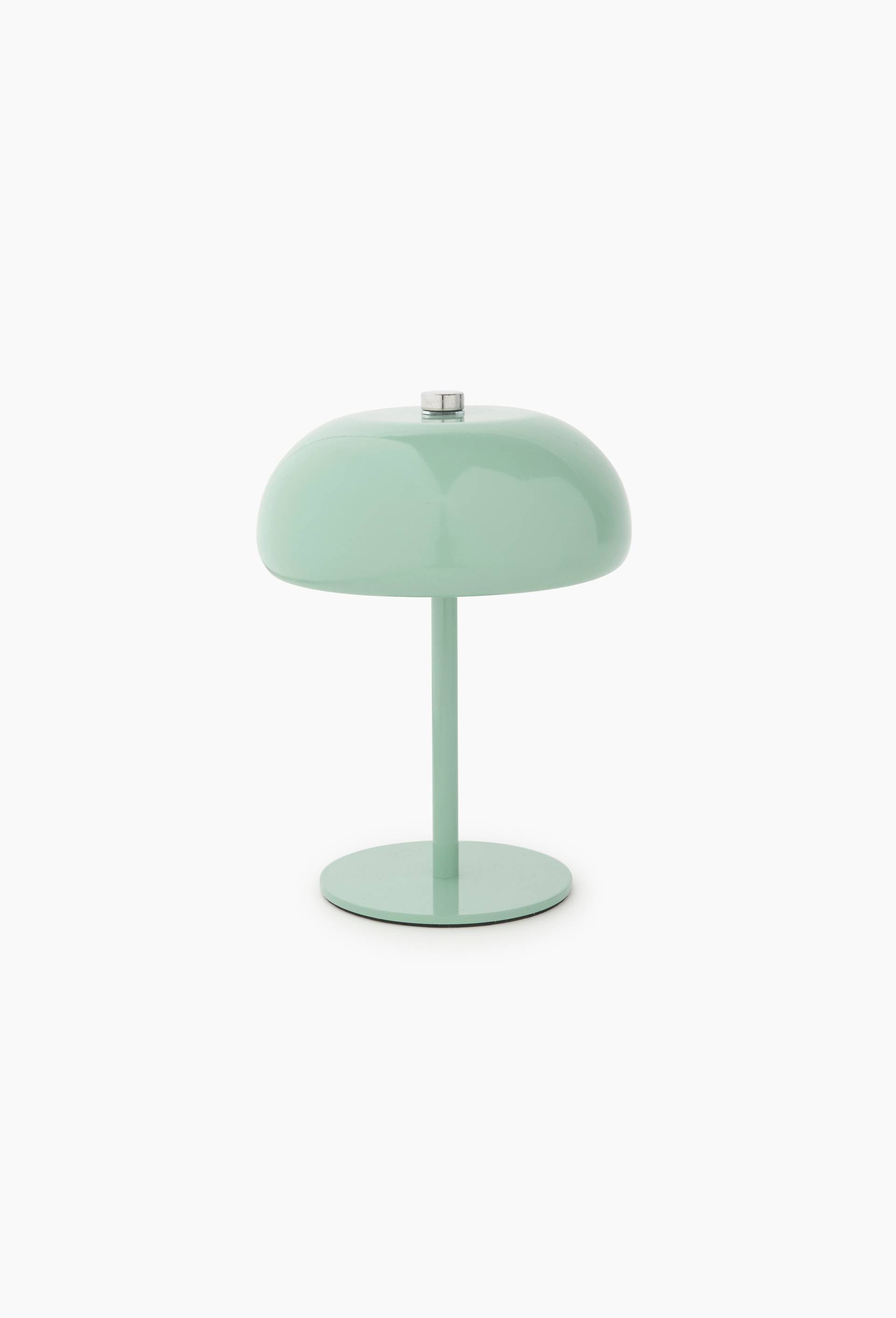 Lampe champignon en m&eacute;tal, Vert clair, large image number 0.0