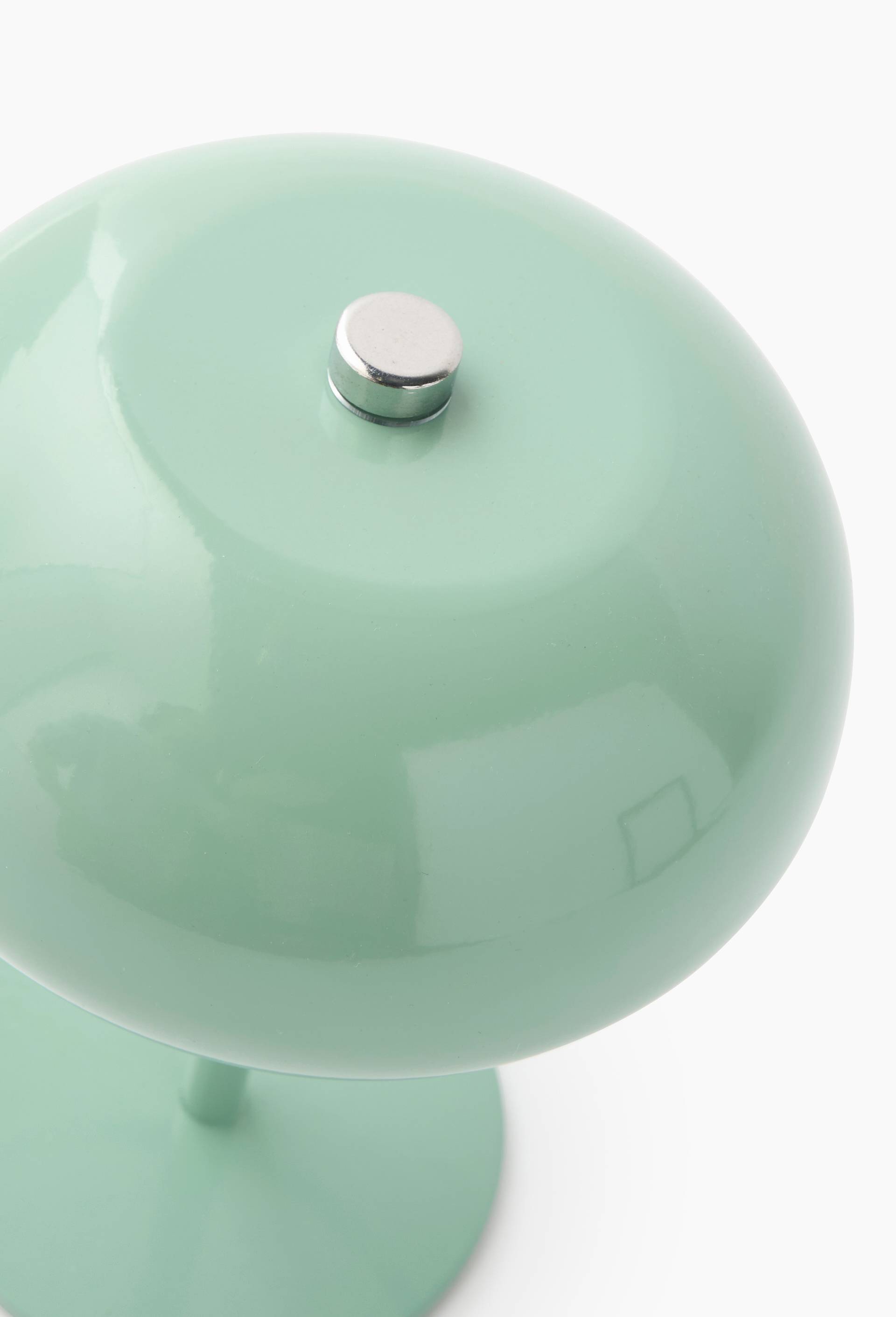 Lampe champignon en m&eacute;tal, Vert clair, large image number 1
