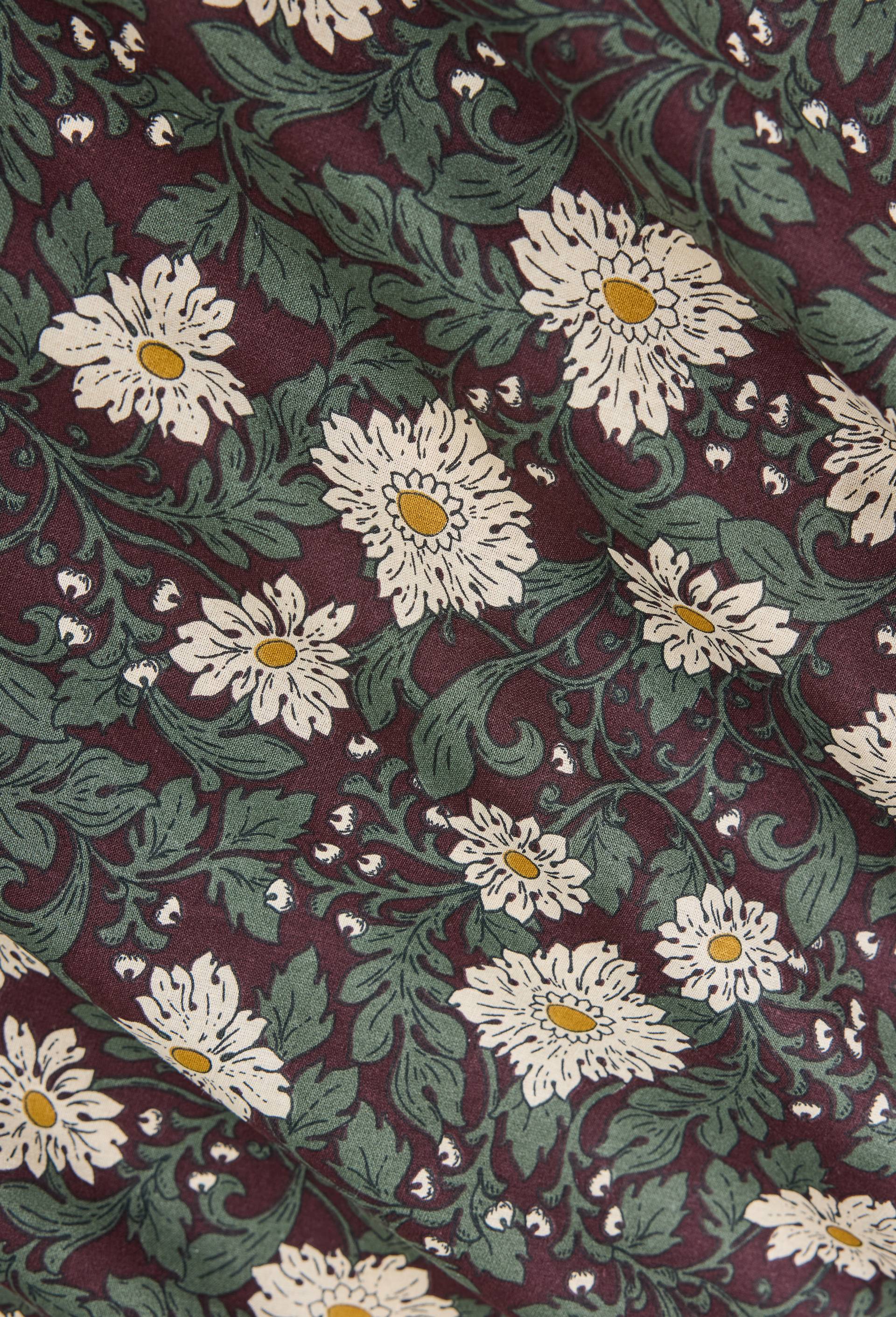 Lot housse de couette et taies d'oreillers carr&eacute;es, 220x240cm, 63x63cm, 100% coton bio 57 fils/cm2, Brun fonc&eacute;, large image number 2