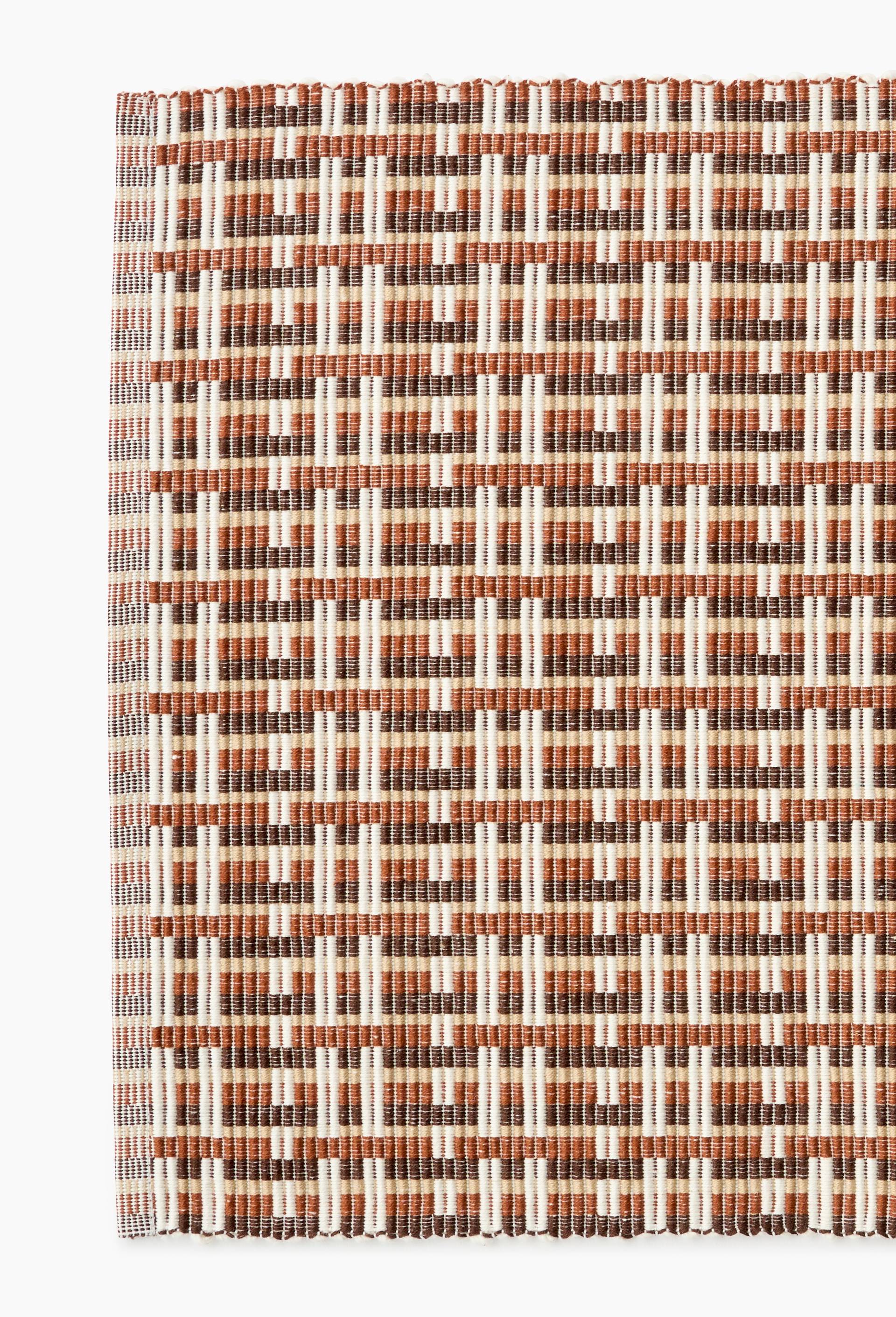 Set de table, 33x48cm, 100% coton, Brun, large image number 1