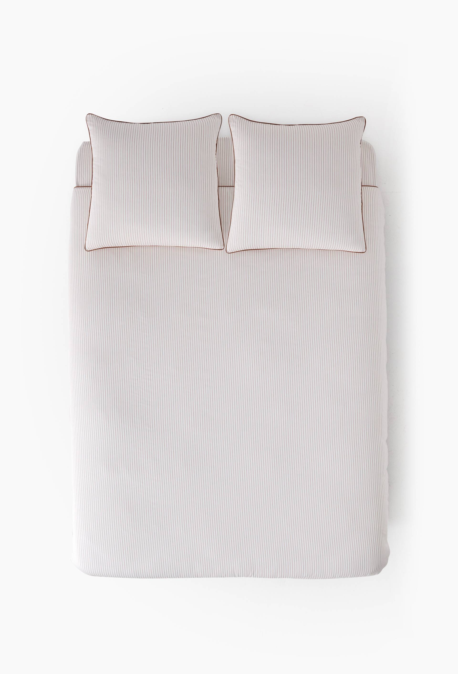 Housse de couette, 240x220cm, 100% satin de coton bio, Brun fonc&eacute;, large image number 1