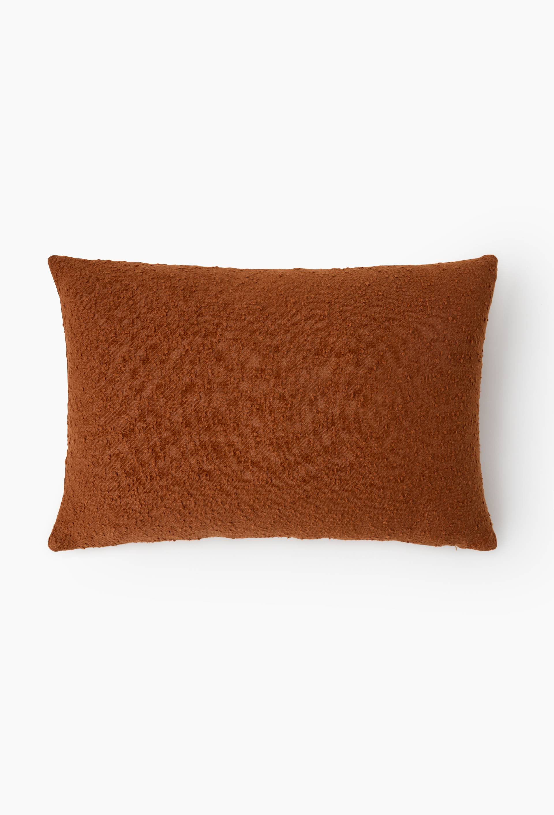 Coussin, 40x60cm, en coton, Brun, large image number 1