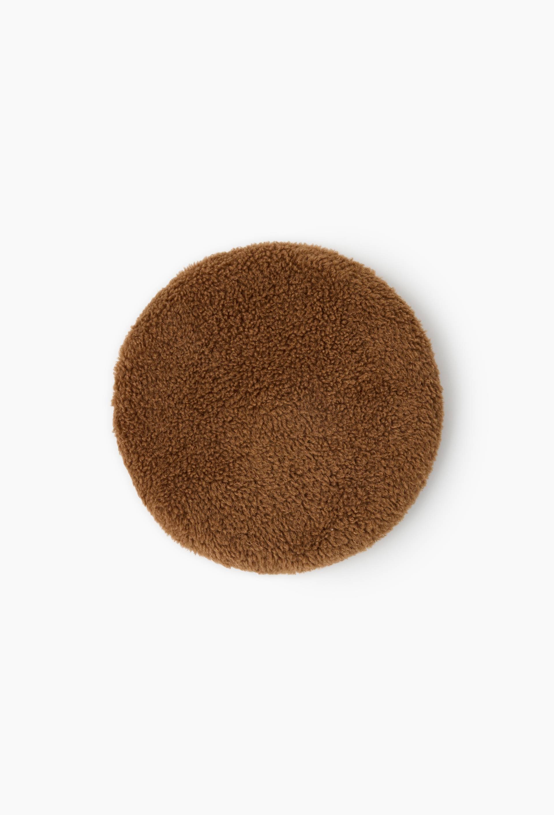 Galette de chaise ronde, D40cm, Brun, large image number 0