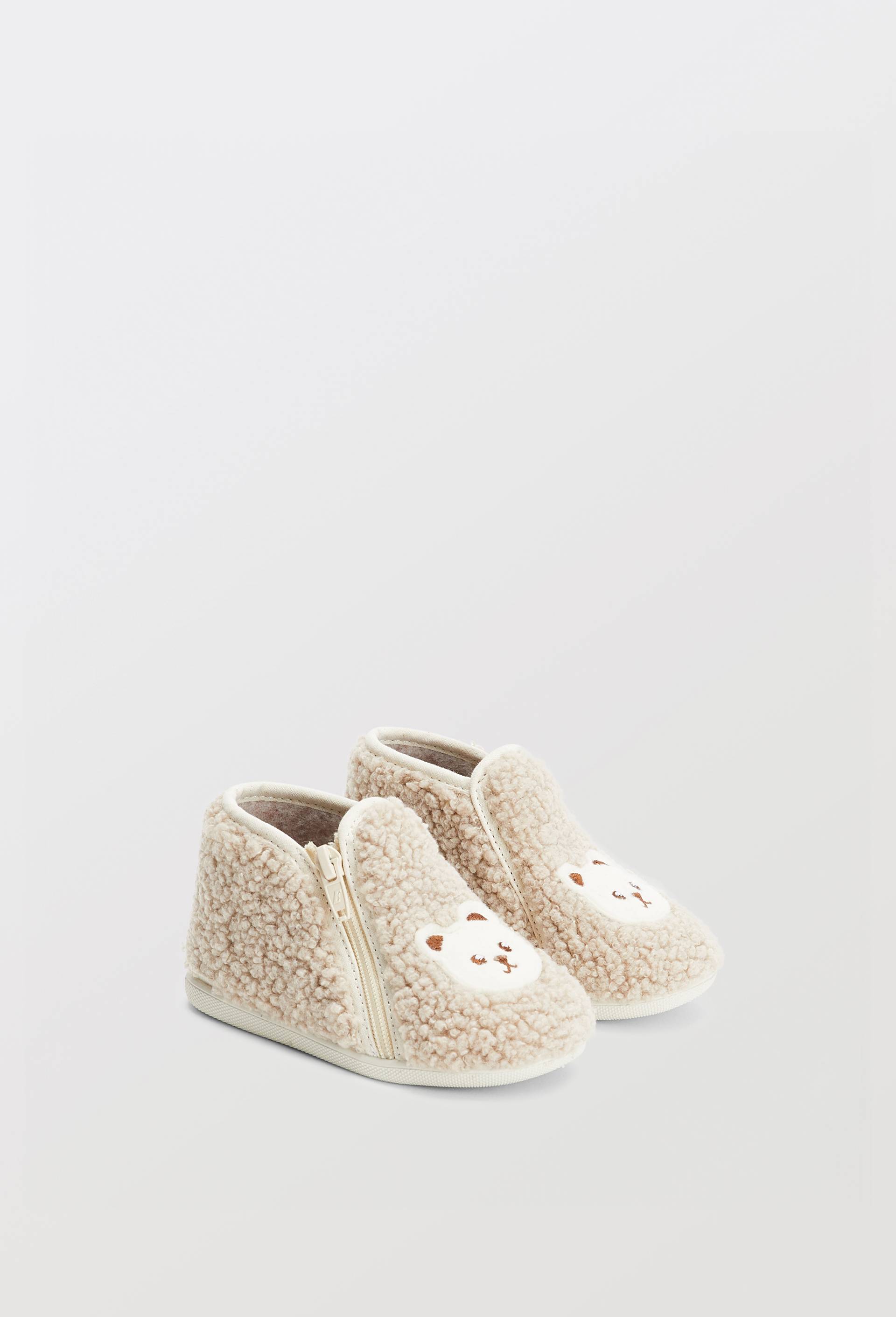 CHAUSSON SHERPA, Beige clair, large image number 0