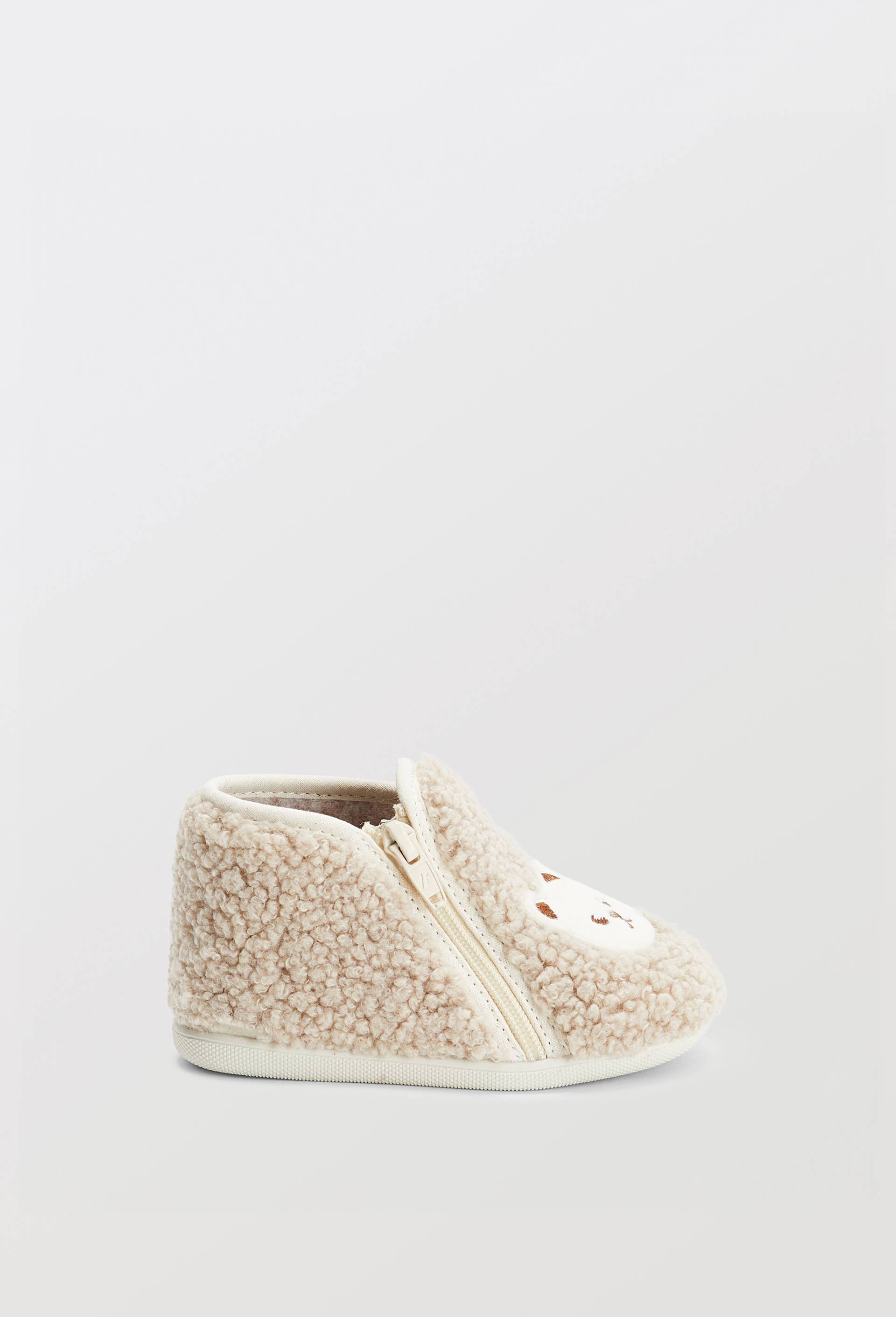 CHAUSSON SHERPA, Beige clair, large image number 1