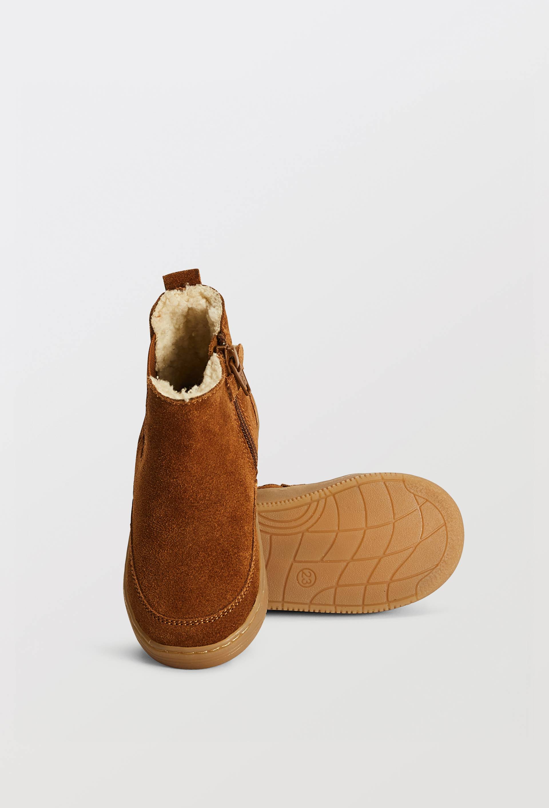 Bottines en cuir, Brun clair, large image number 2.0