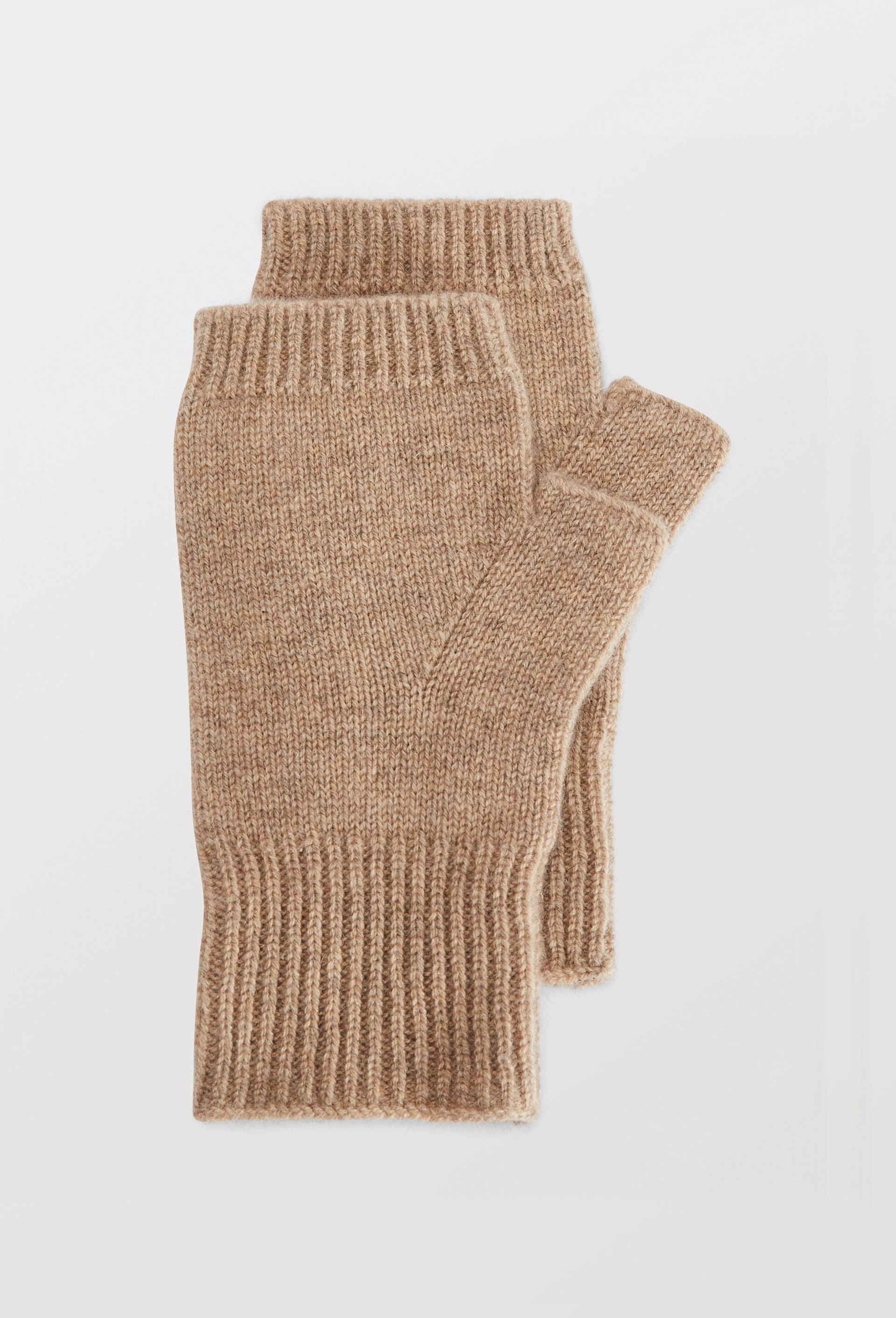 Mitaines 100% cachemire, Beige fonc&eacute;, large image number 0