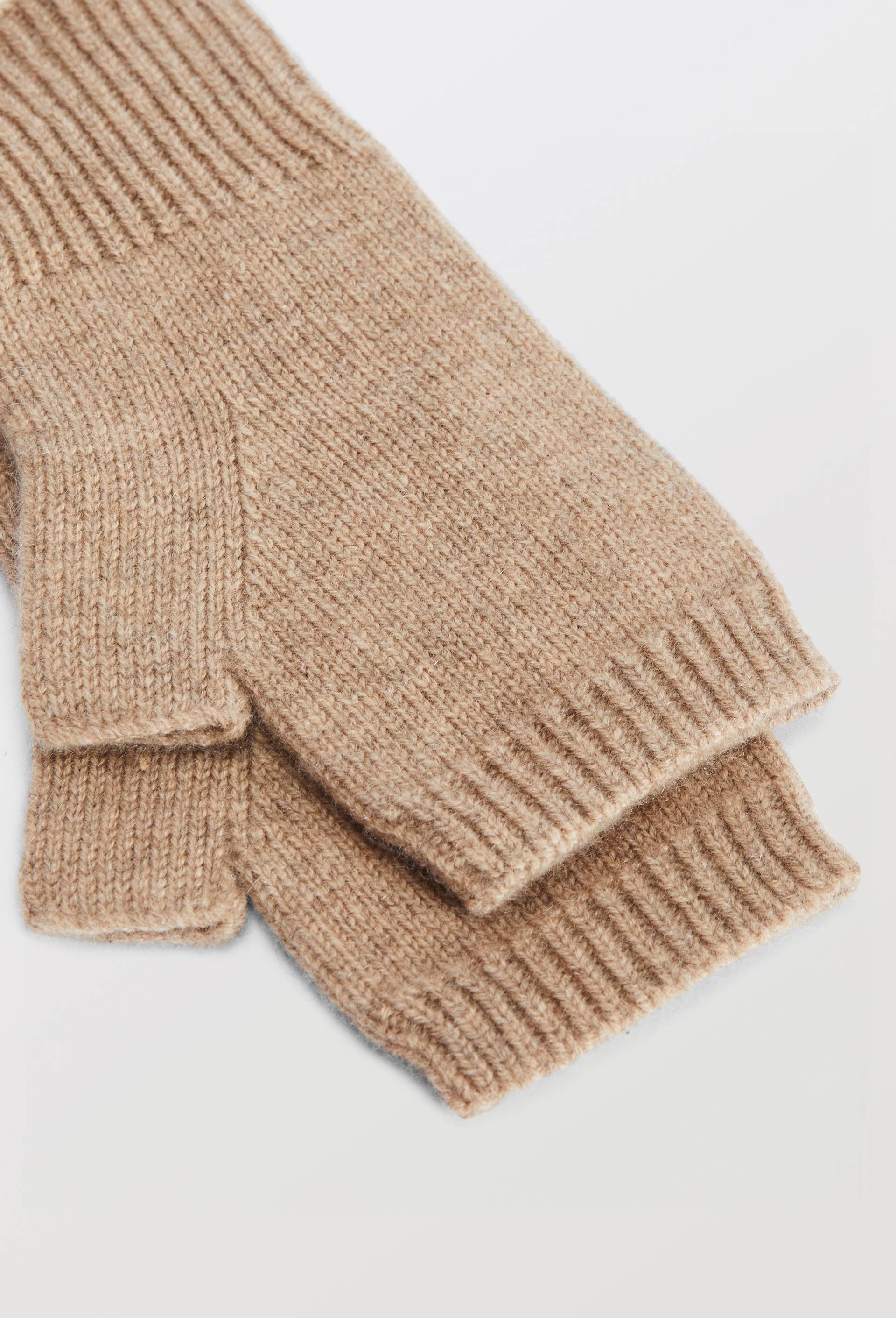Mitaines 100% cachemire, Beige fonc&eacute;, large image number 1.0