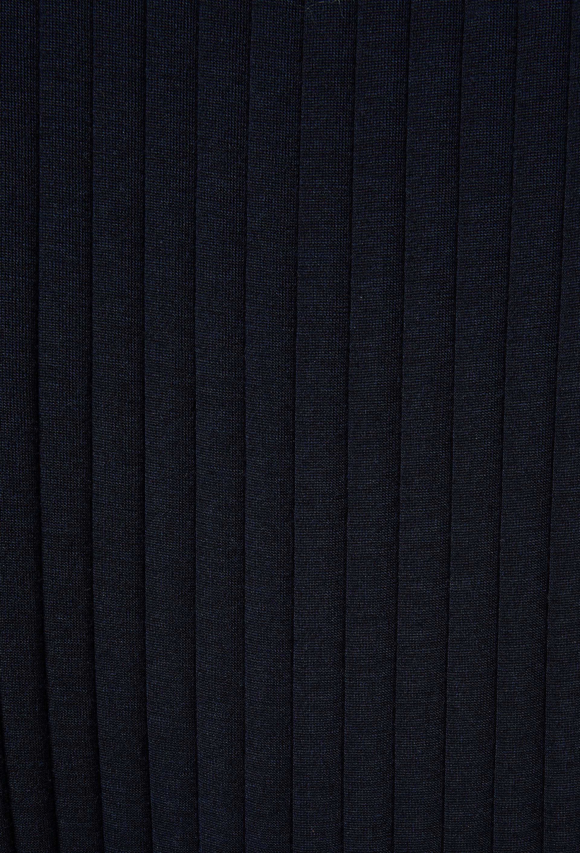 Pantalon uni en laine et soie, Bleu fonc&eacute;, large image number 4.0