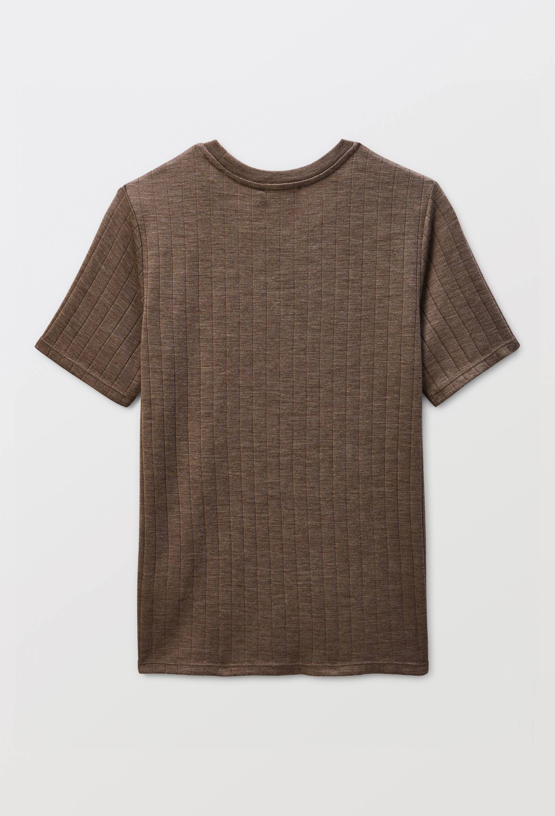 Pull uni en laine et soie, Beige, large image number 4