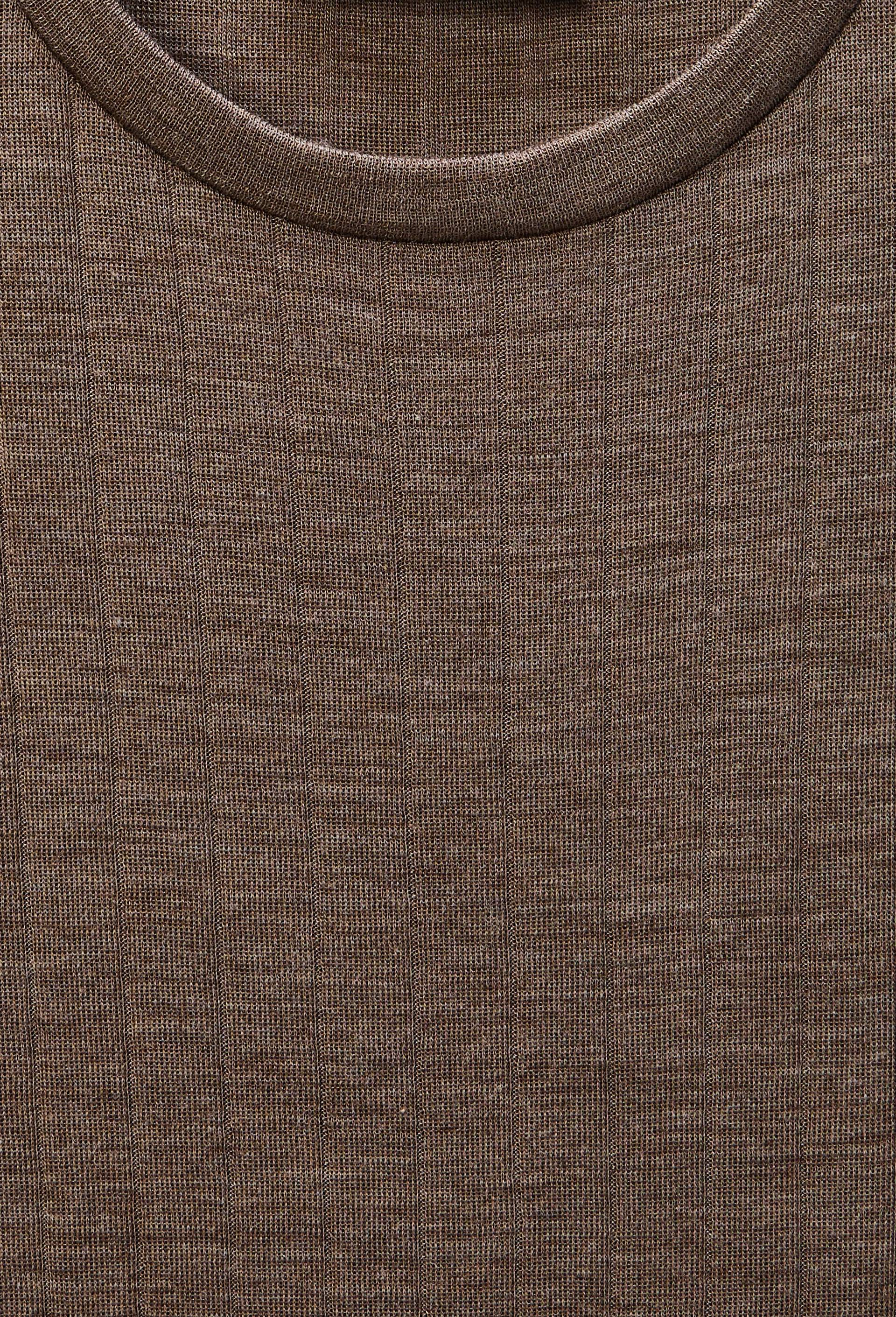 Pull uni en laine et soie, Beige, large image number 5.0