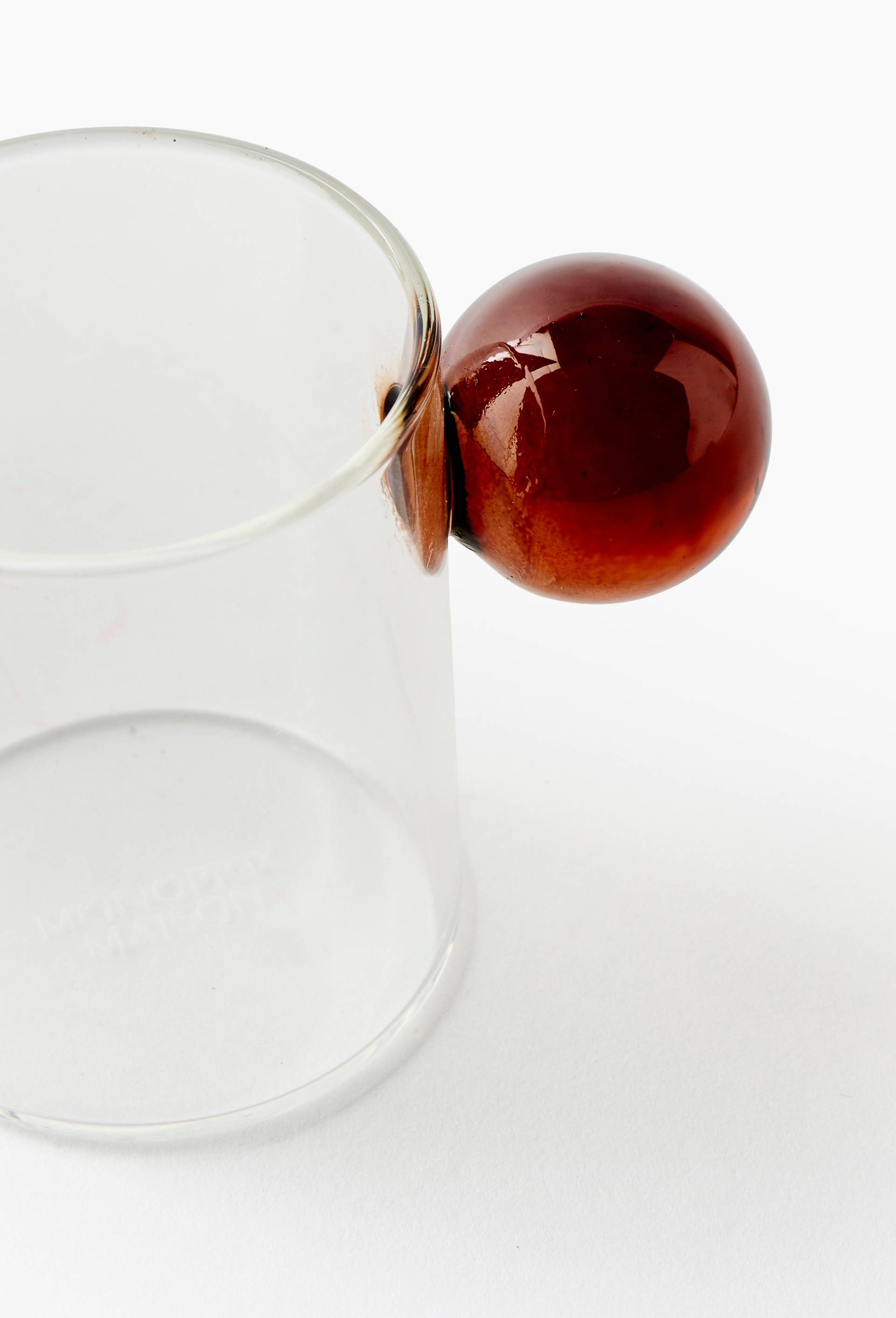 Tasse 8cl, en verre, Brun, large image number 1.0
