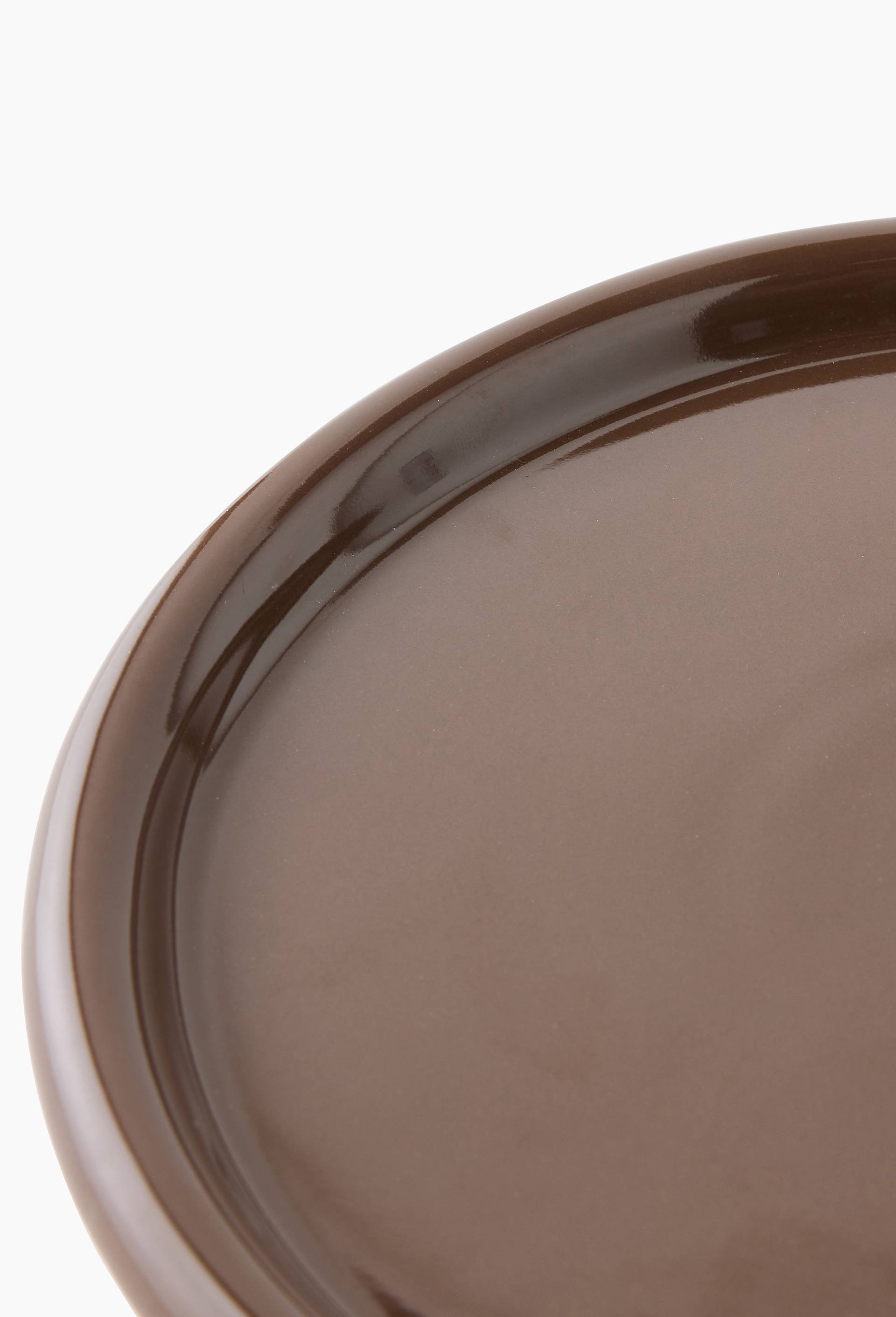 Assiette plate, 26 cm, Brun fonc&eacute;, large image number 1