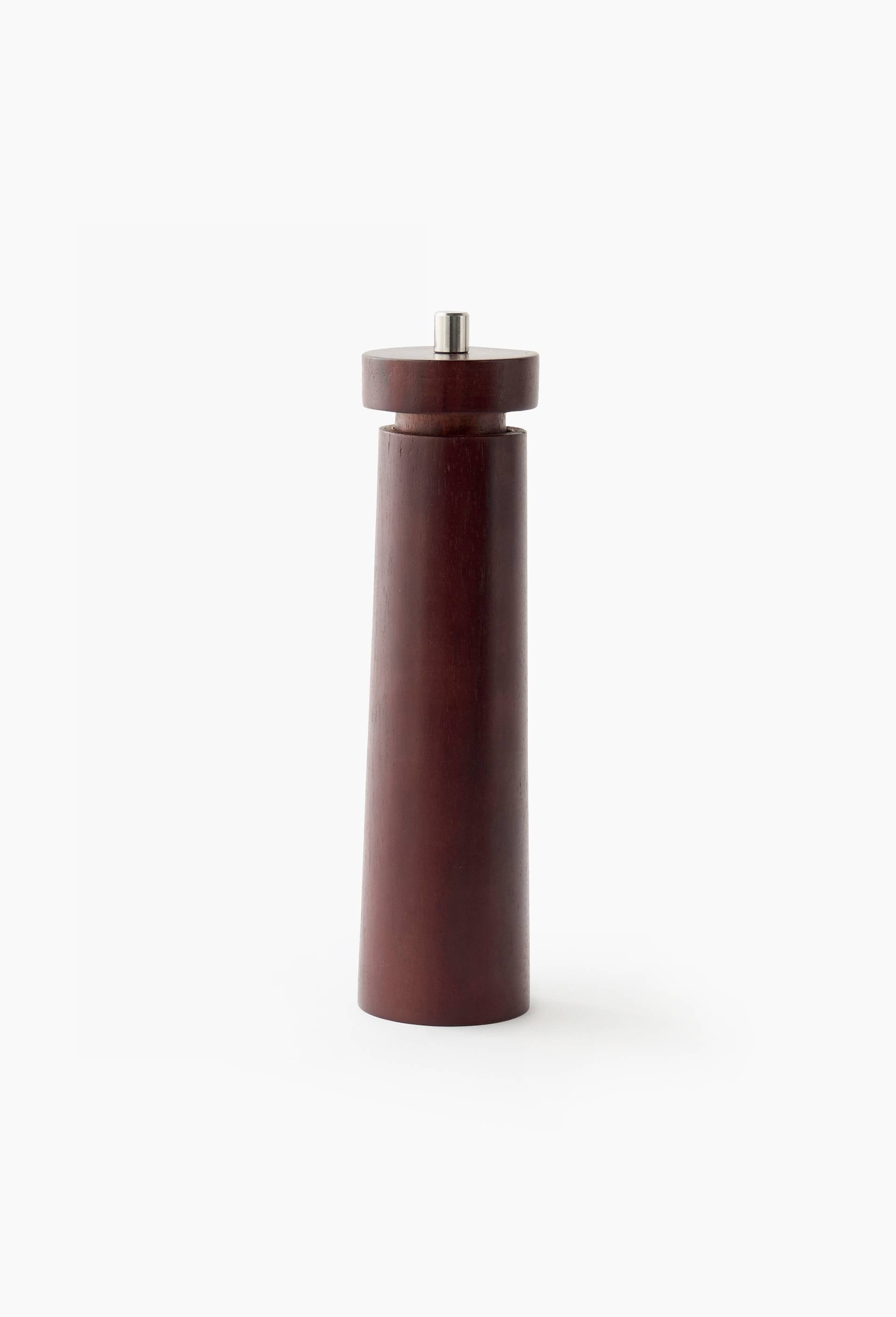 Moulin &agrave; poivre et sel, 20cm, en bois d'acacia, Beige, large image number 0