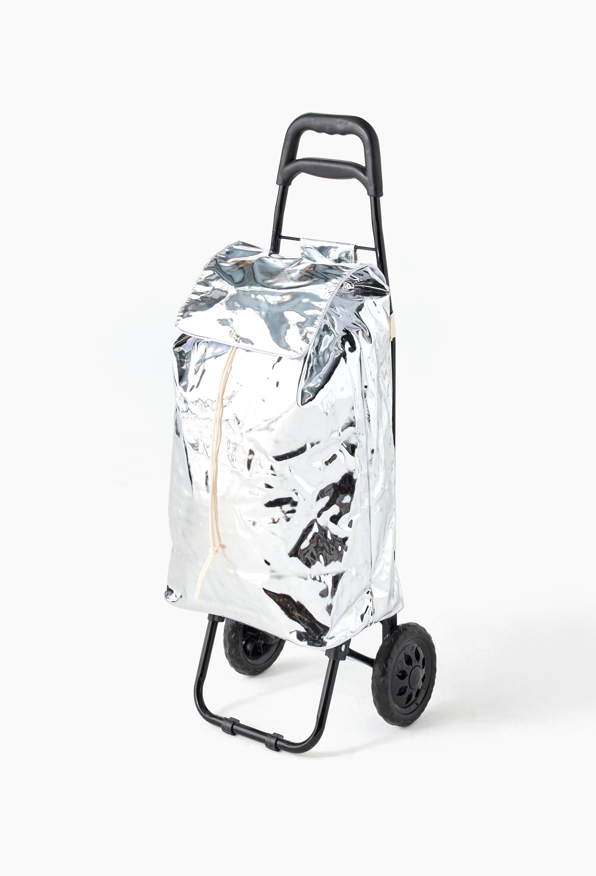 Poussette de march&eacute;, 38L, Argent, large image number 0
