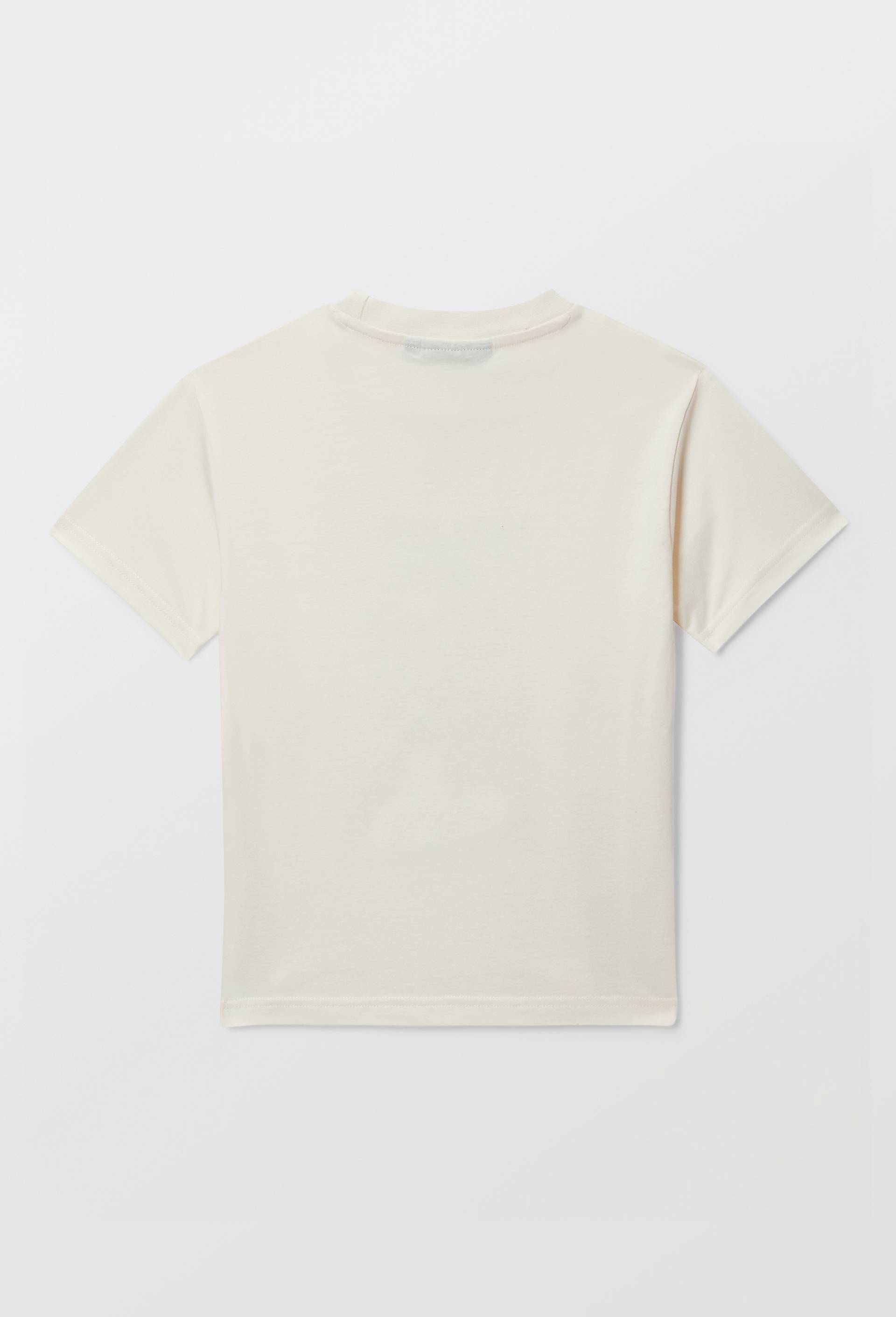 T-shirt MARIO manches courtes imprim&eacute; en coton BIO GOTS, Beige clair, large image number 3.0