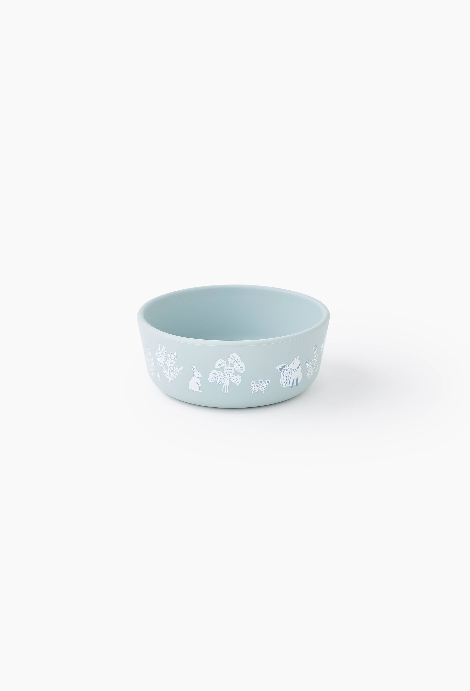 Bol imprim&eacute; silicone, D13 x 5 cm, en silicone, Vert clair, large image number 0.0