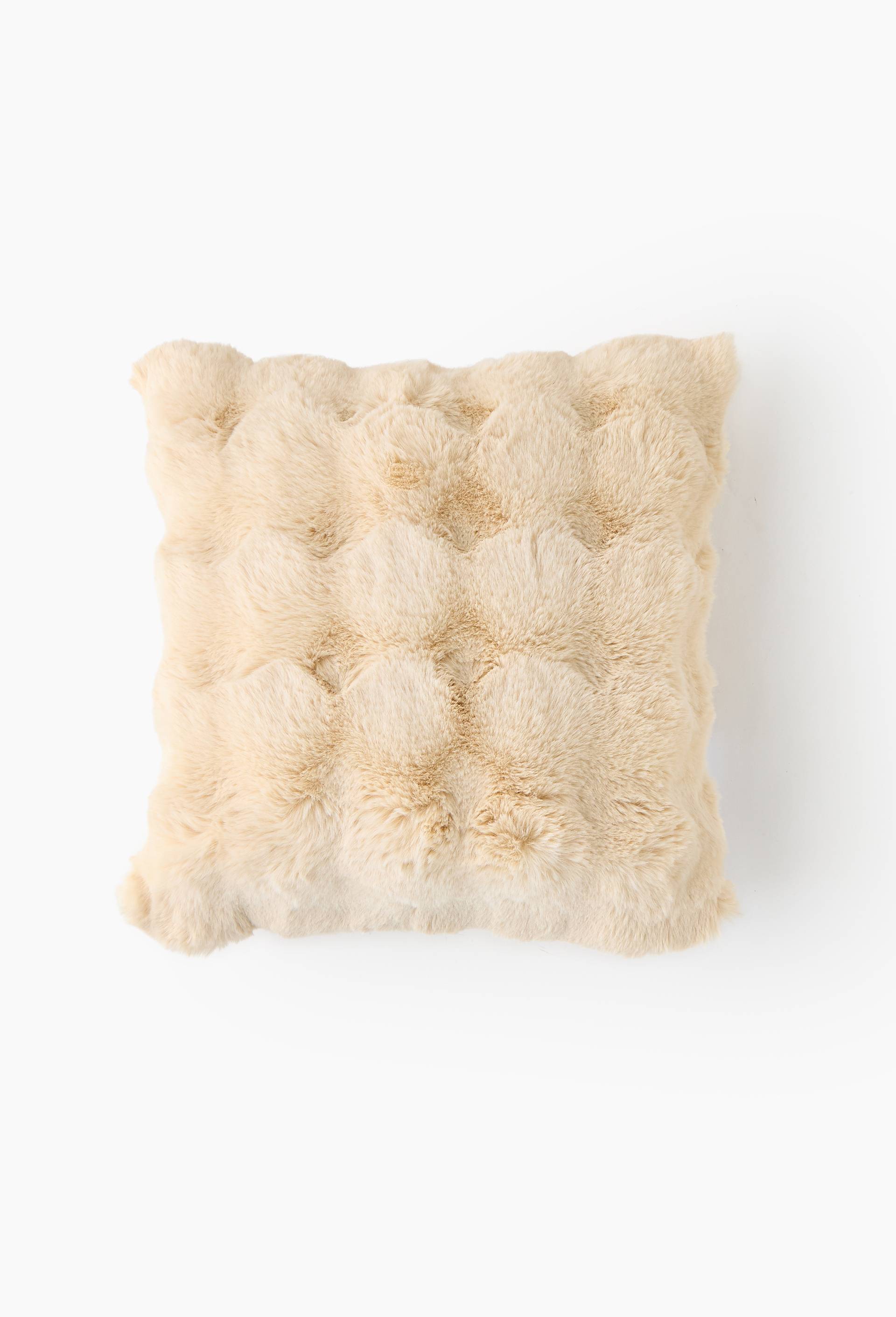 Coussin, 45x45cm, 100% polyester recycl&eacute;, OEKOTEX, GRS, Beige, swatch image