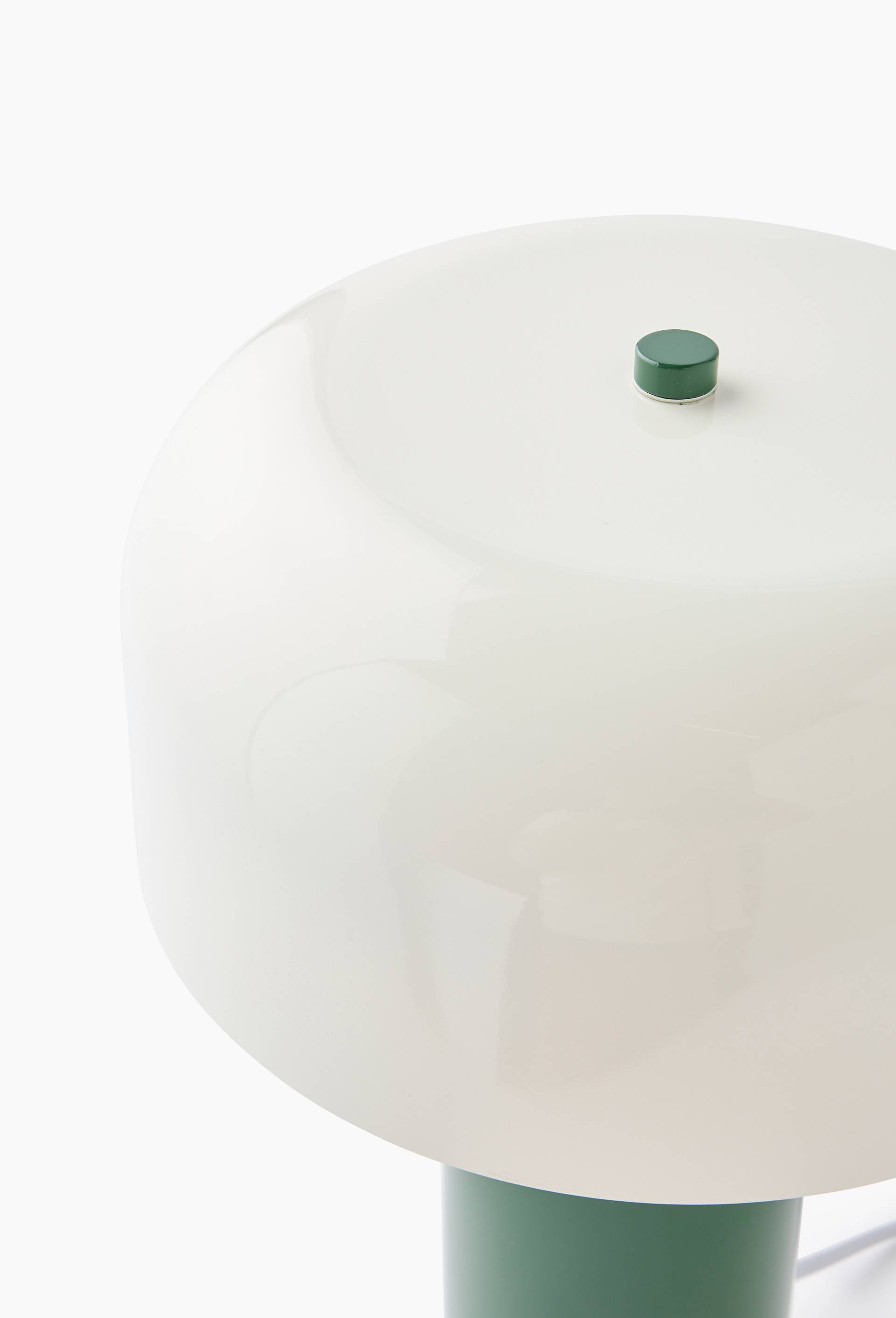 Lampe en acier, 25x25x34cm, Vert fonc&eacute;, large image number 1.0