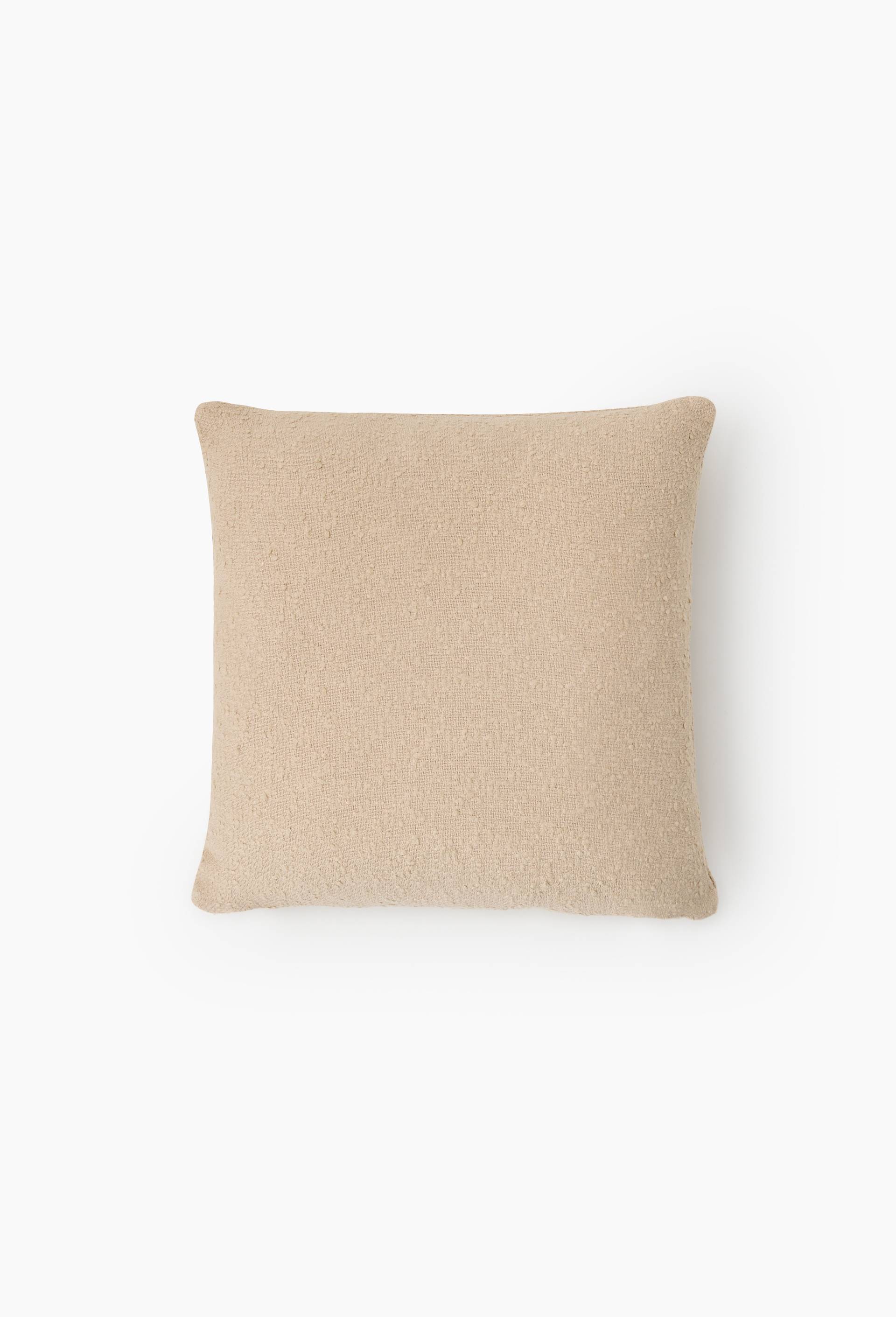 Coussin, 45x45cm, en coton, OEKOTEX, Beige clair, large image number 0