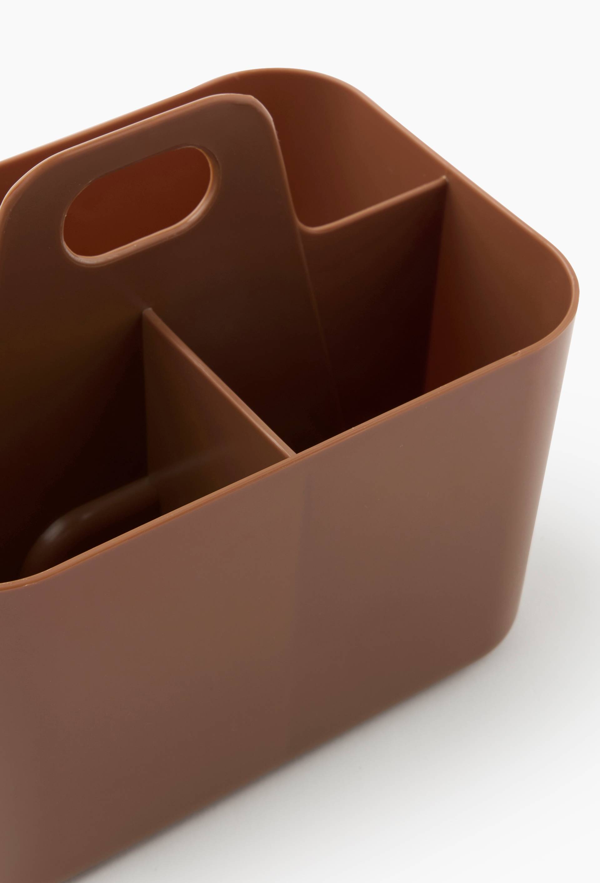 Petit panier de rangement, Brun, large image number 1