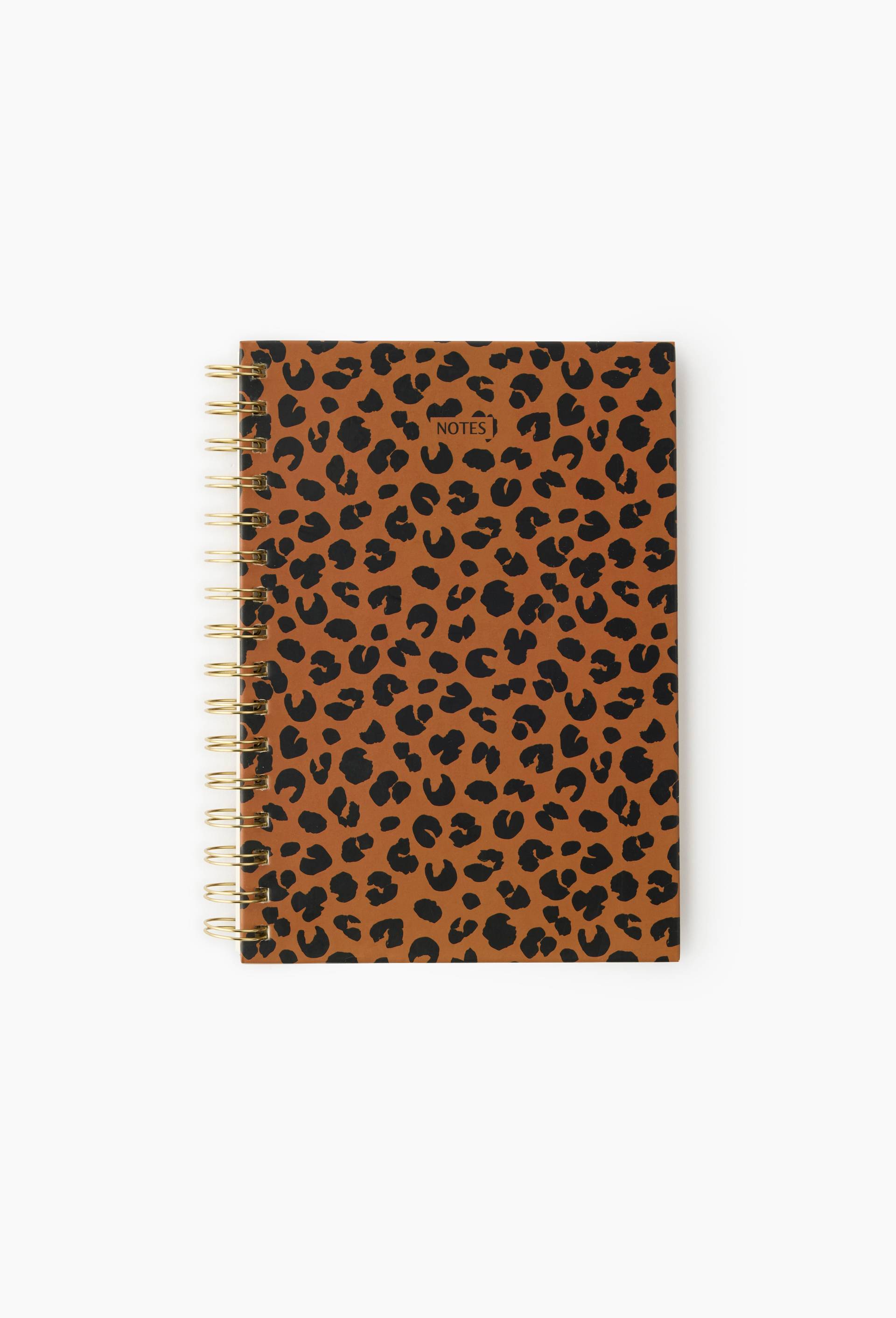 Carnet A5 spirale, 80 pages, Brun, large image number 1