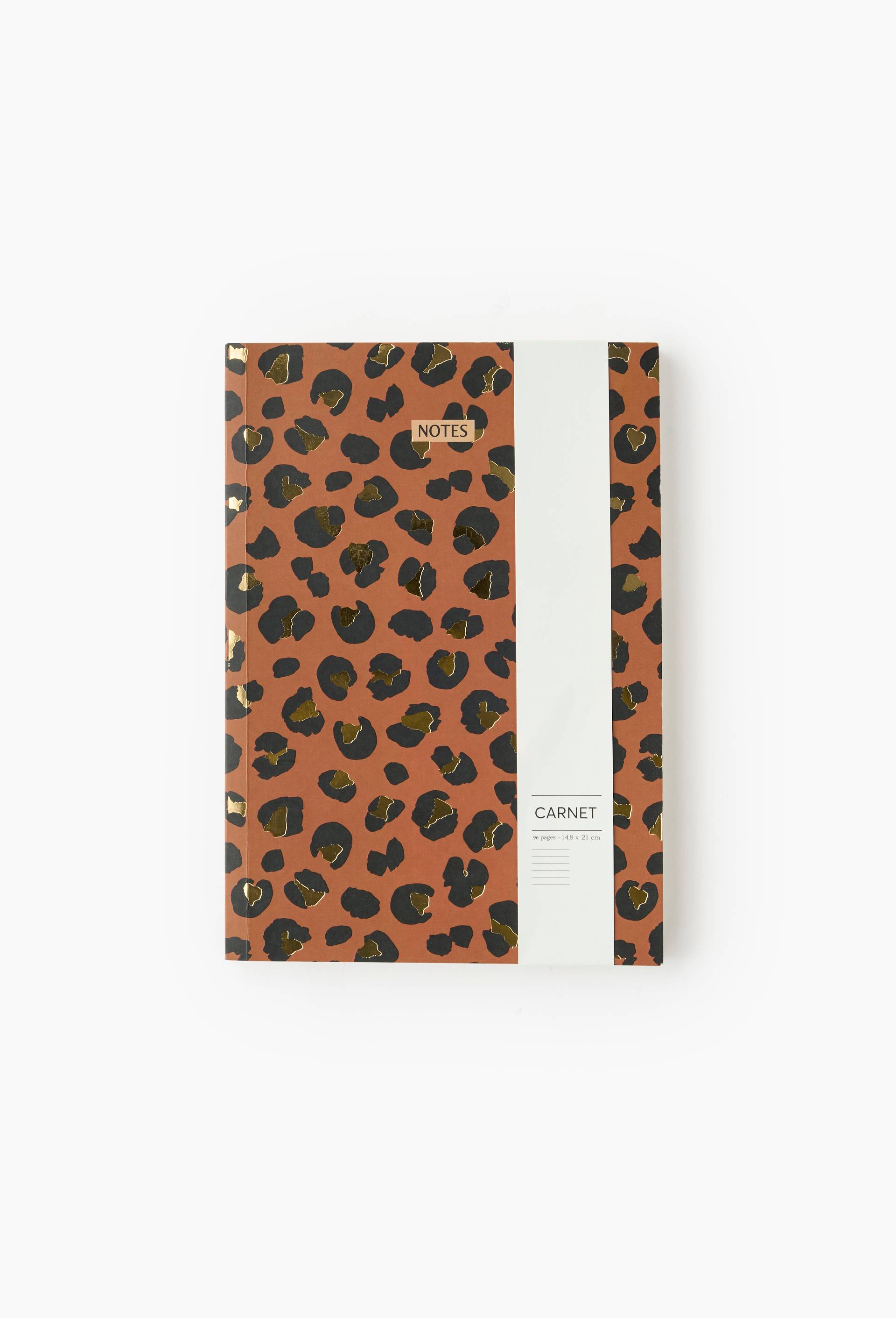 Carnet A5 Glued, 96 pages, Brun, large image number 4.0