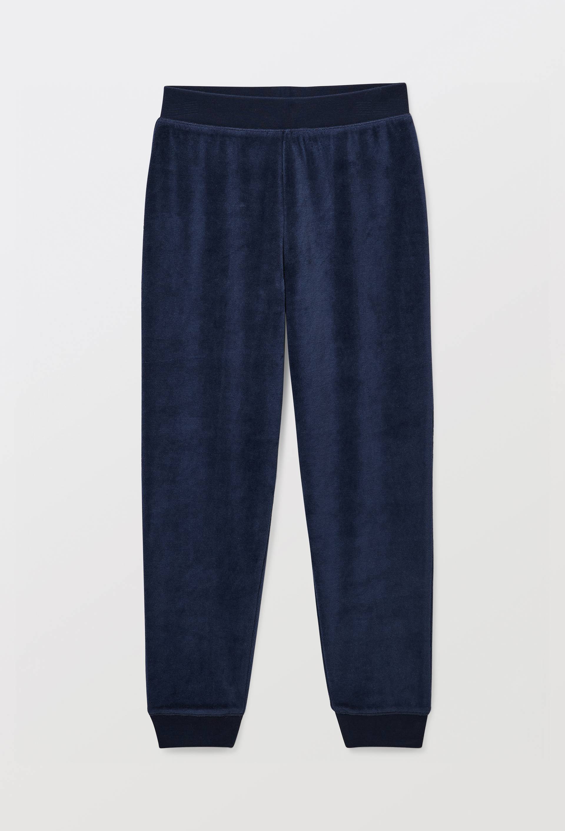 Pyjama velours manches longues imprim&eacute; contient du coton BIO GOTS, Gris, large image number 3