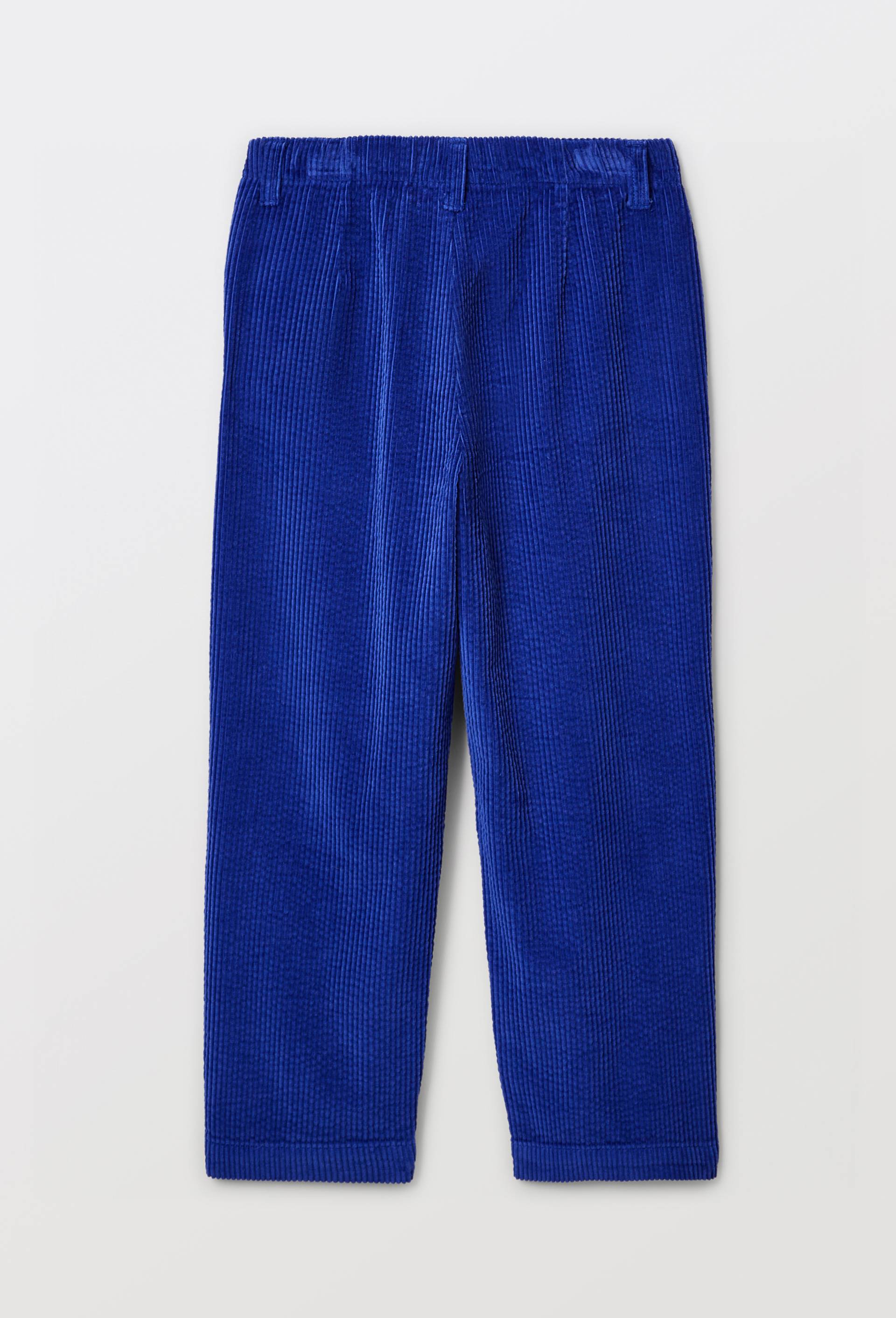 Pantalon large en velours, Bleu, large image number 3.0
