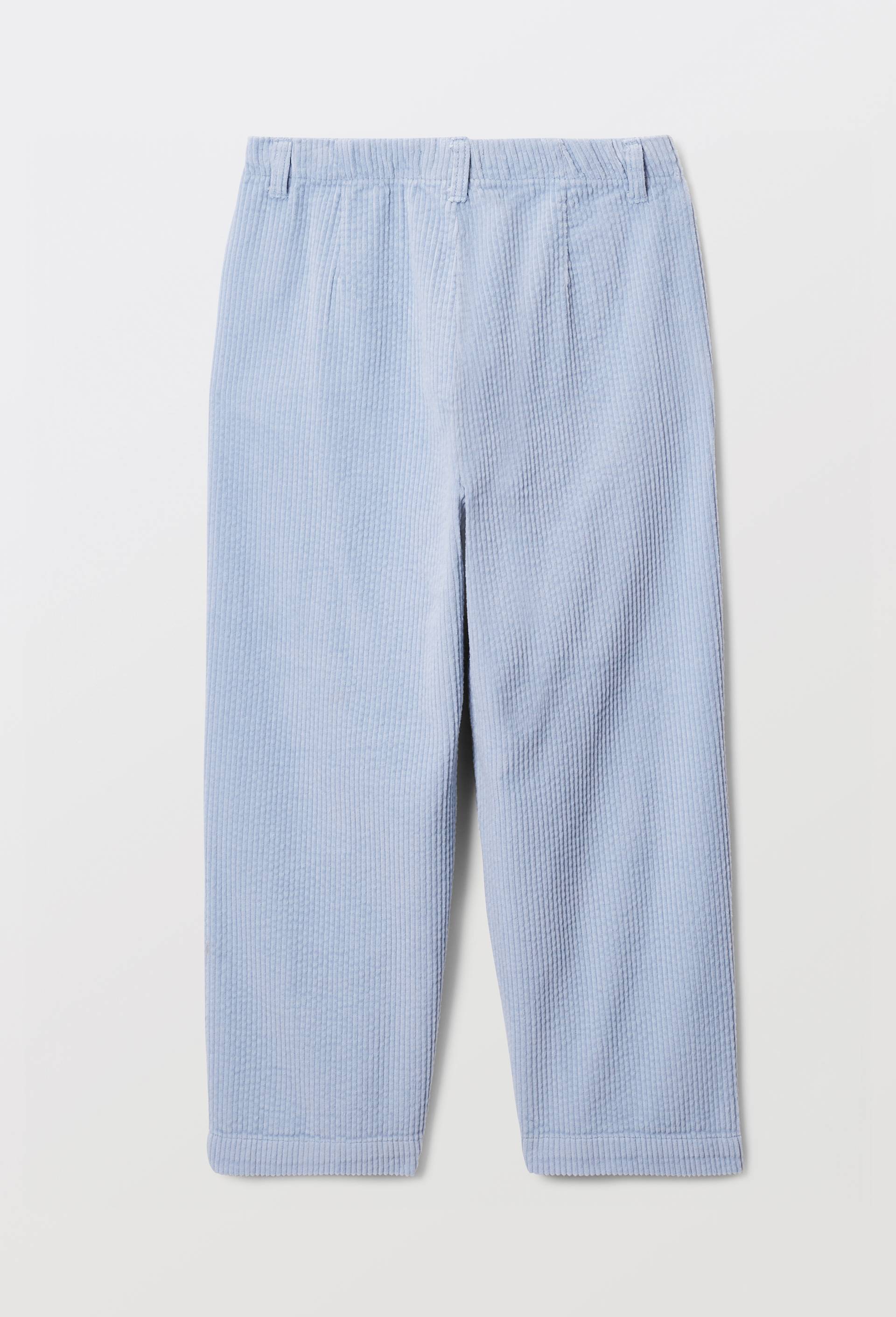 Pantalon large en velours, Bleu, large image number 3.0